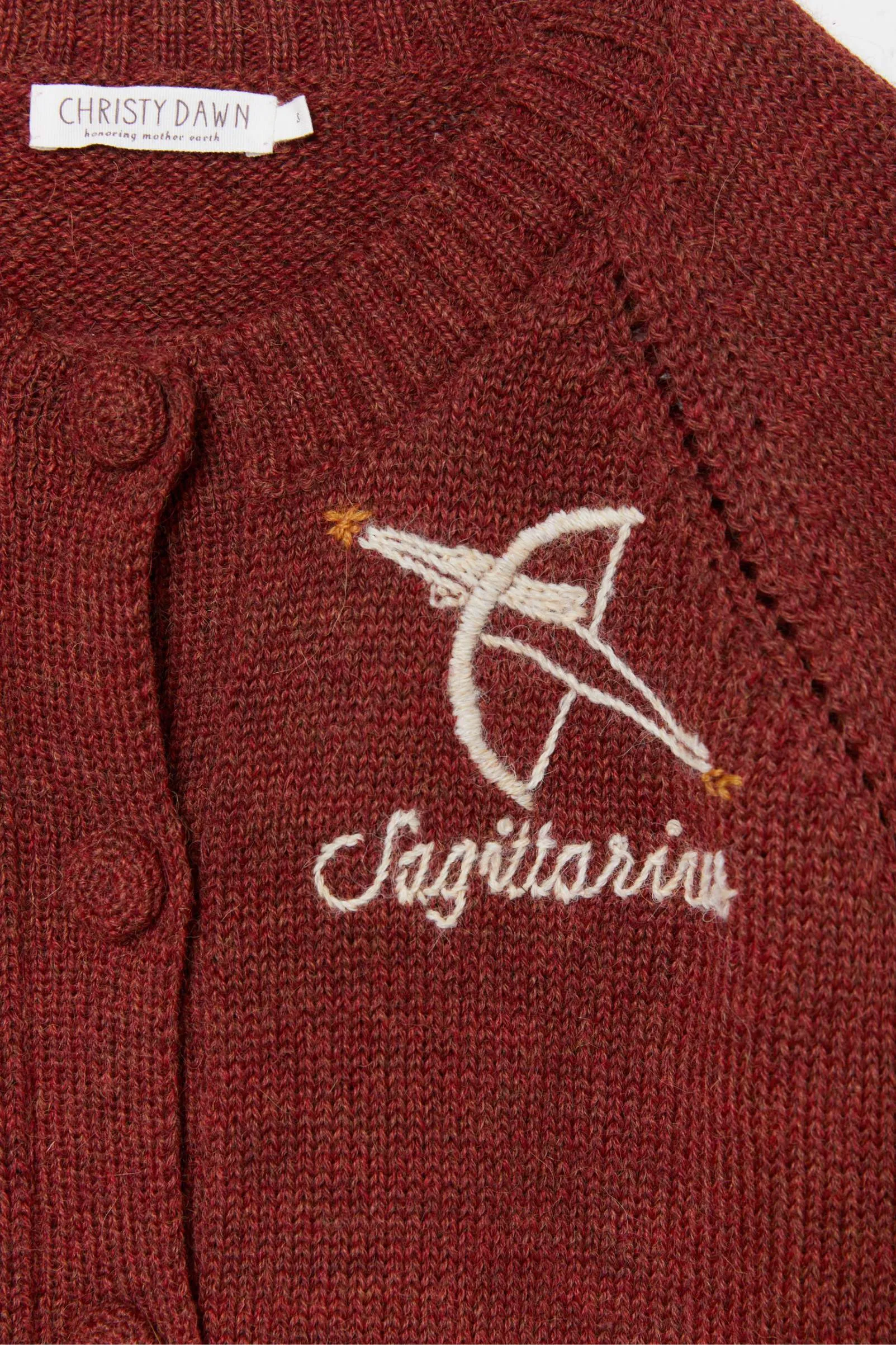 The Astral Cardigan | Sagittarius Garnet sold by Christy Dawn product image thumbnail 2