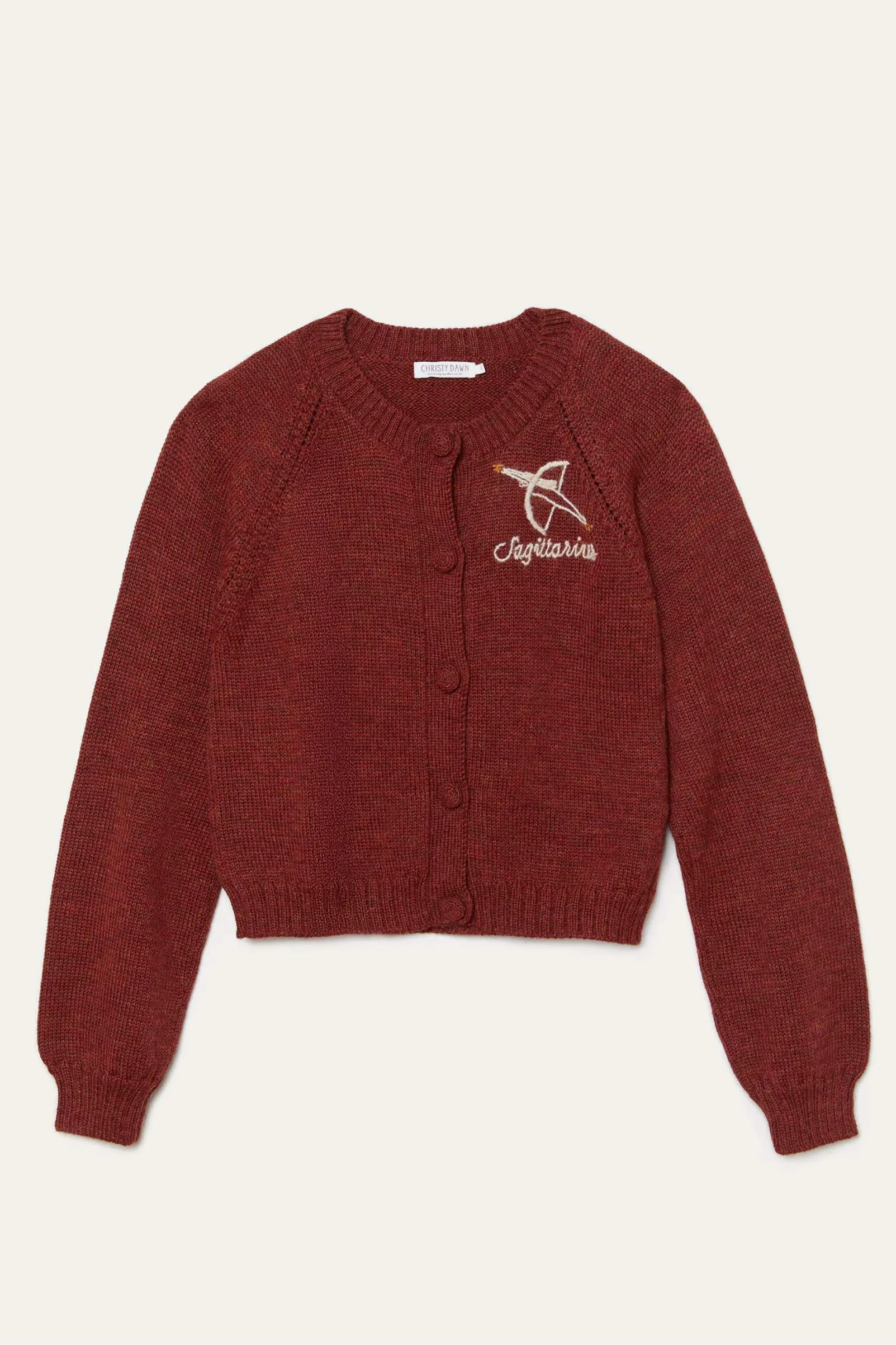 The Astral Cardigan | Sagittarius Garnet sold by Christy Dawn product image thumbnail 3