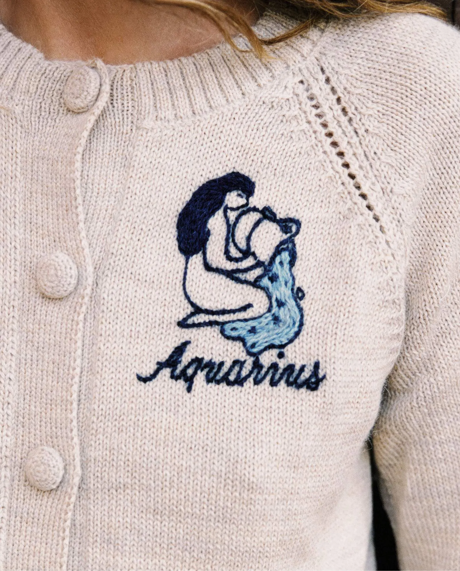 The Astral Cardigan | Aquarius Opal sold by Christy Dawn product image thumbnail 5