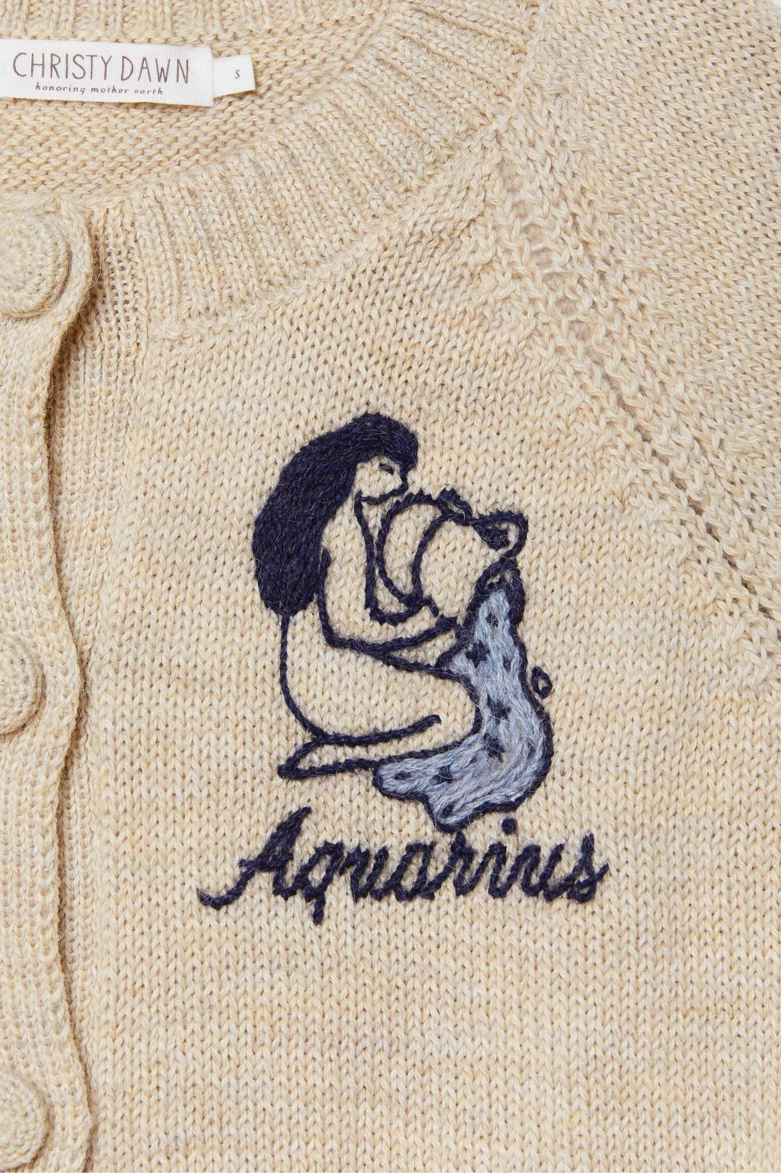 The Astral Cardigan | Aquarius Opal sold by Christy Dawn product image thumbnail 3