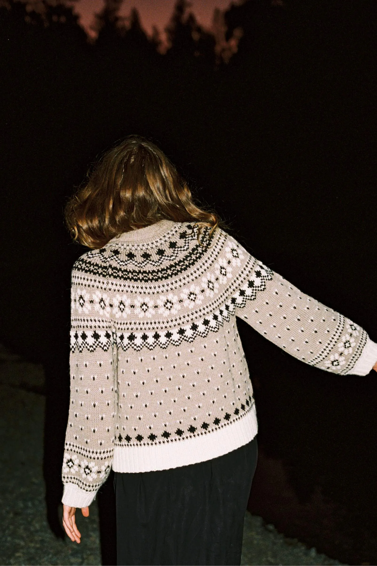 The Linnea Sweater | Fair Isle Oatmeal sold by Christy Dawn product image thumbnail 5