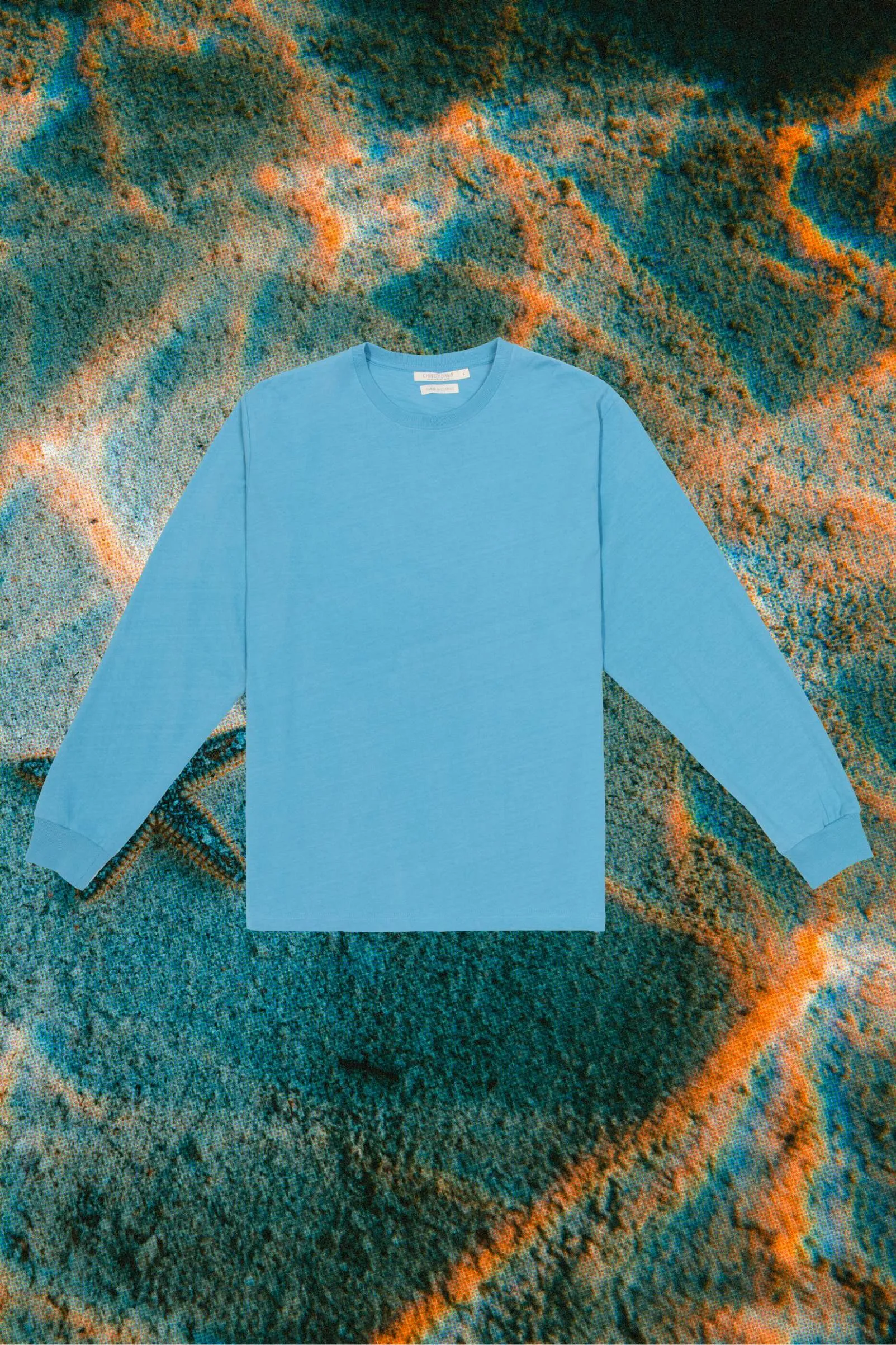 Regenerative Long Sleeve Tee | Ocean sold by Christy Dawn