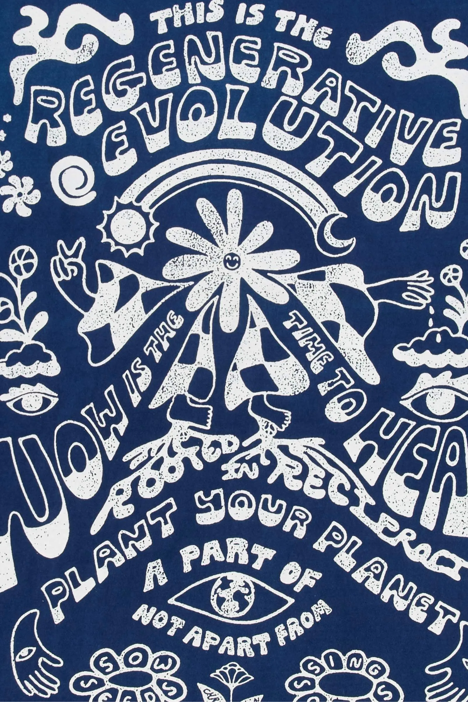 Regenerative Long Sleeve Tee | Evolution Indigo sold by Christy Dawn product image thumbnail 3