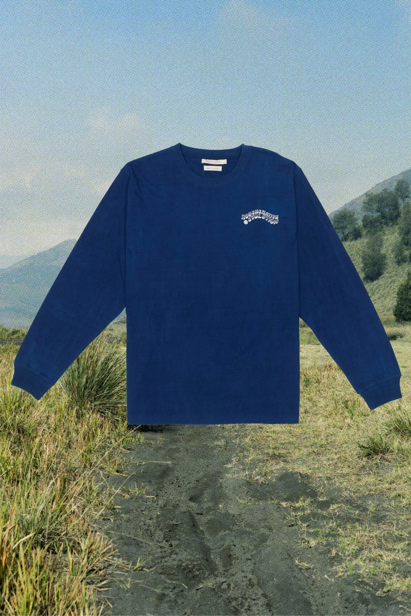 Regenerative Long Sleeve Tee | Evolution Indigo sold by Christy Dawn product image thumbnail 2