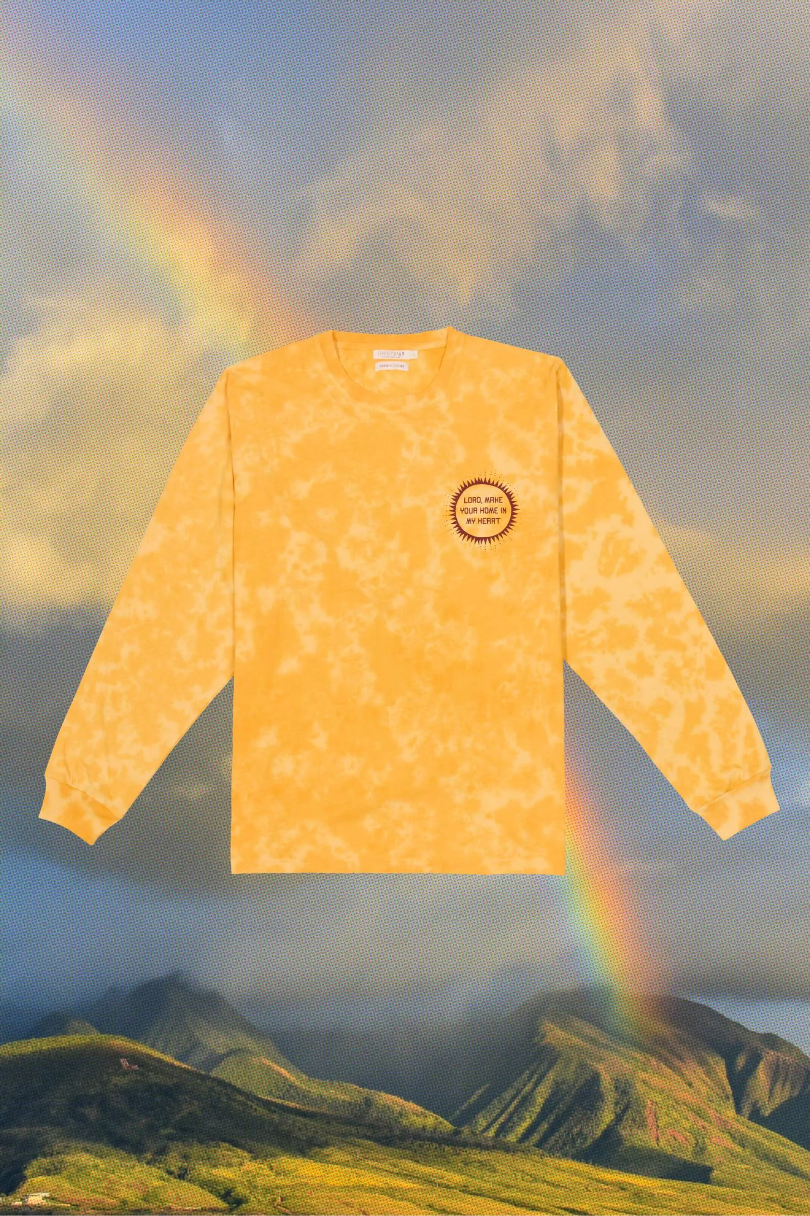 Regenerative Long Sleeve Tee | Hanuman Yellow sold by Christy Dawn product image thumbnail 2