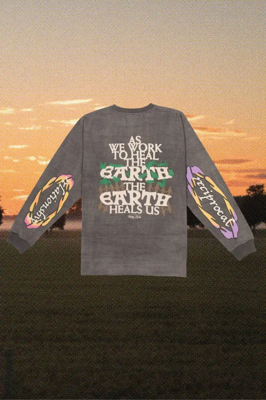 Regenerative Long Sleeve Tee | Earth Heals sold by Christy Dawn