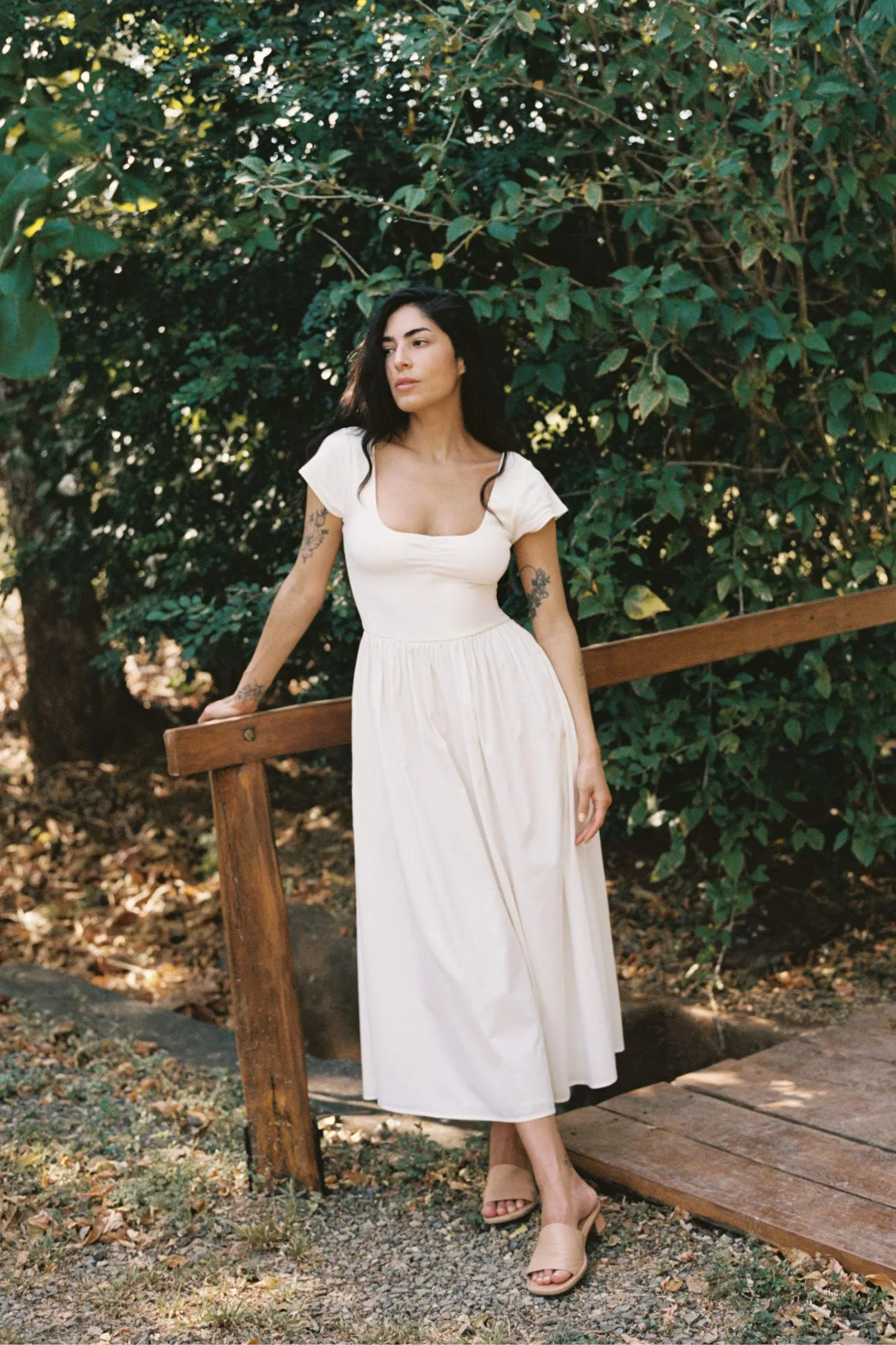 The Monica Dress | Antique White sold by Christy Dawn product image thumbnail 3