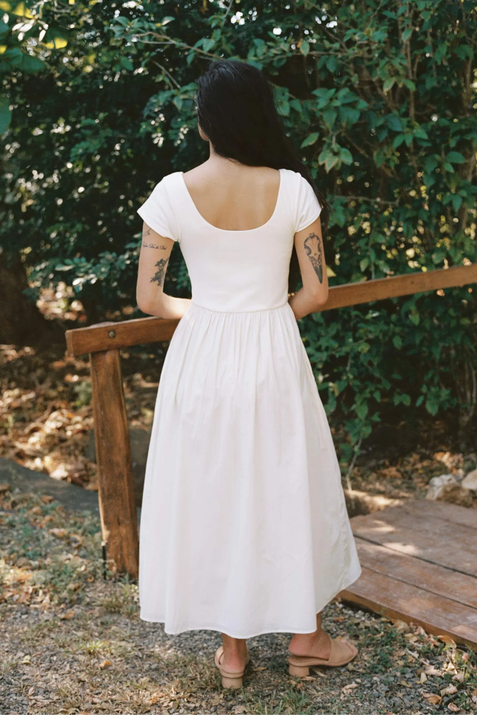 The Monica Dress | Antique White sold by Christy Dawn product image thumbnail 4