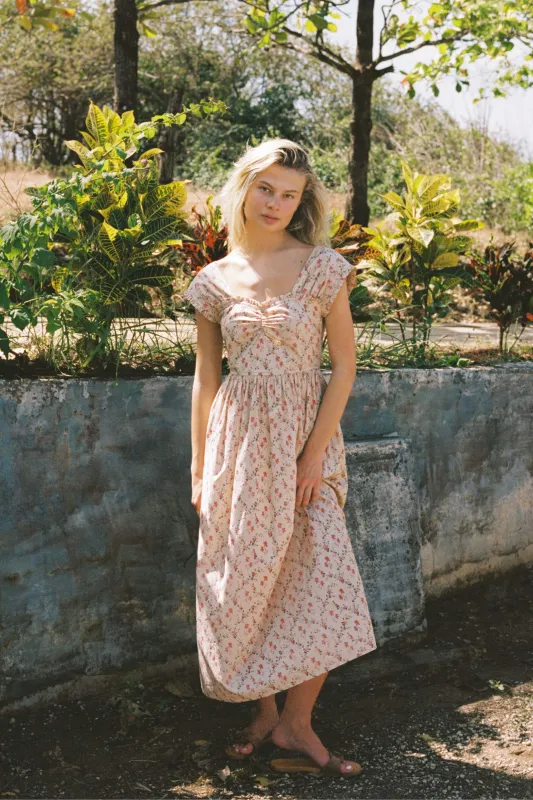 The Luciana Dress Petites | Pansy Garden sold by Christy Dawn