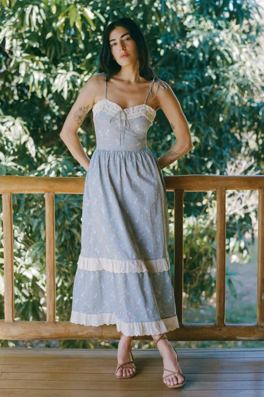The Emma Dress | Pansy Blues sold by Christy Dawn