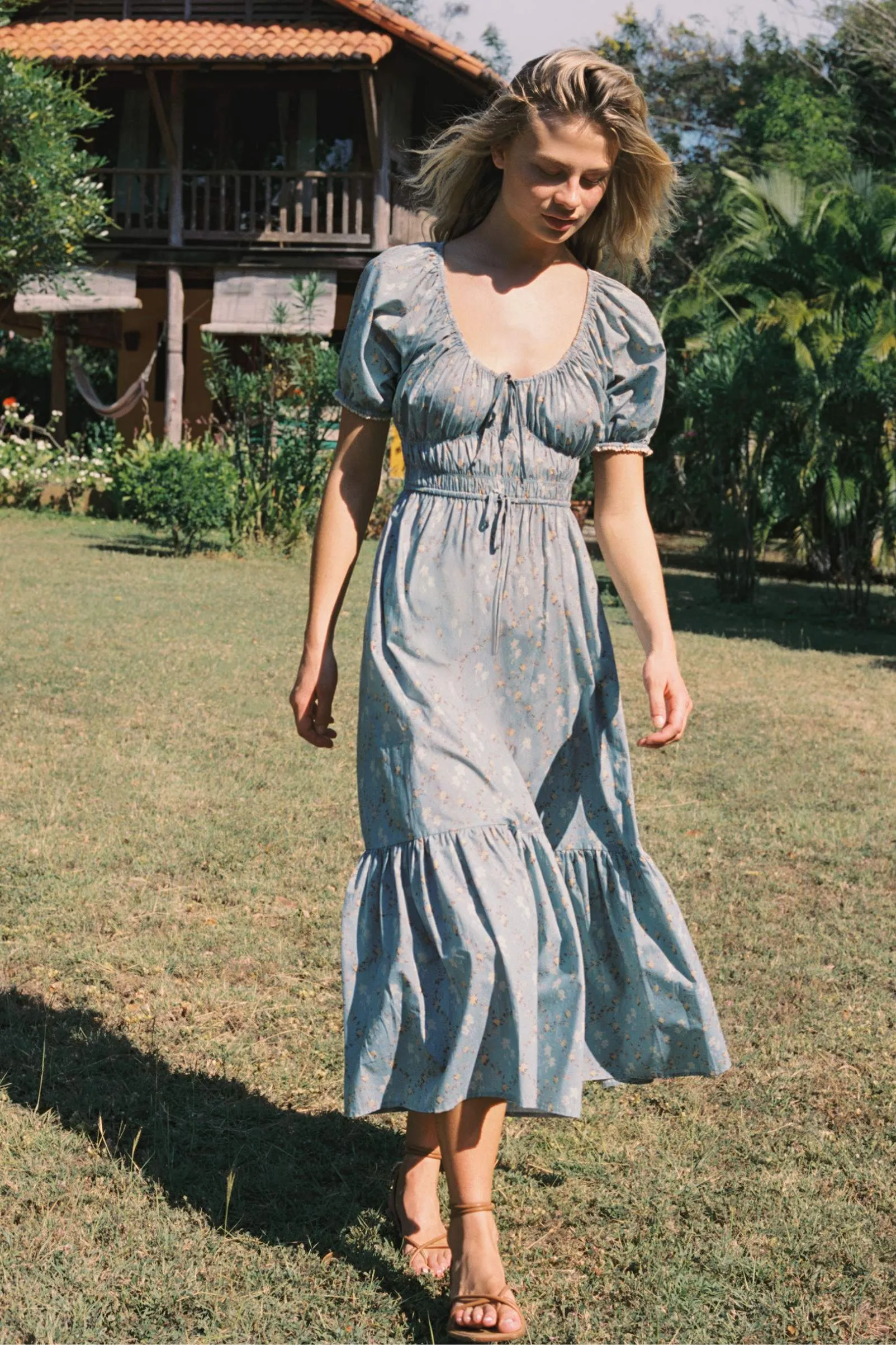 The Brynne Dress Petites | Pansy Blues sold by Christy Dawn product image thumbnail 2