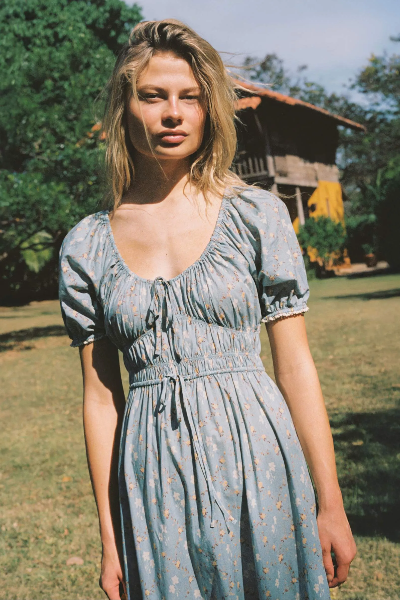 The Brynne Dress | Pansy Blues sold by Christy Dawn