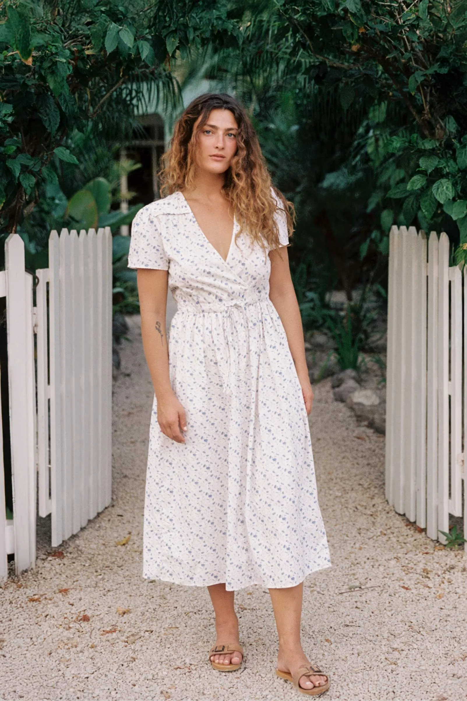 The Dawn Dress | Daisy Field Blue sold by Christy Dawn product image thumbnail 2