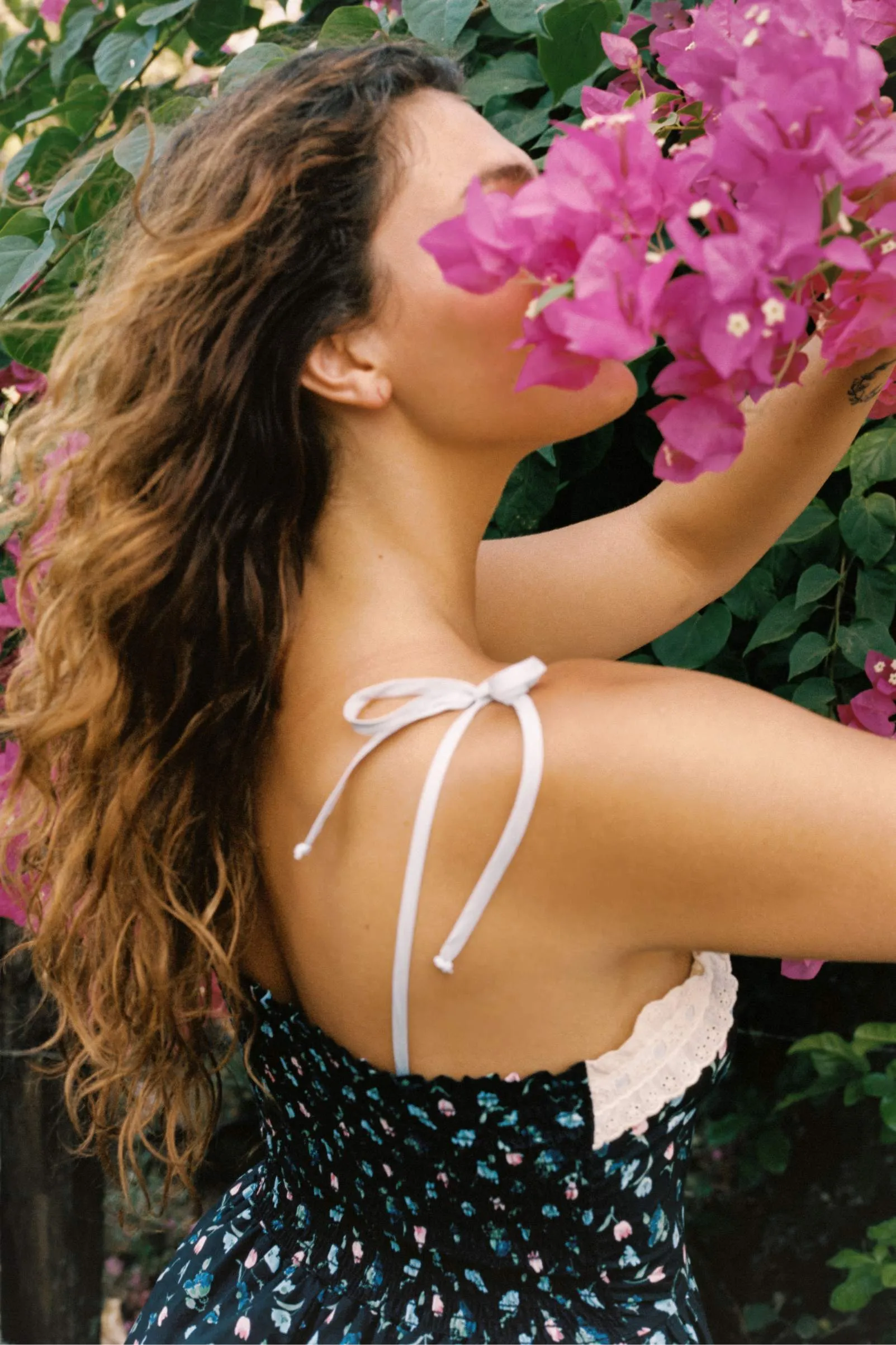 The Emma Dress | Noir Poppies sold by Christy Dawn product image thumbnail 4