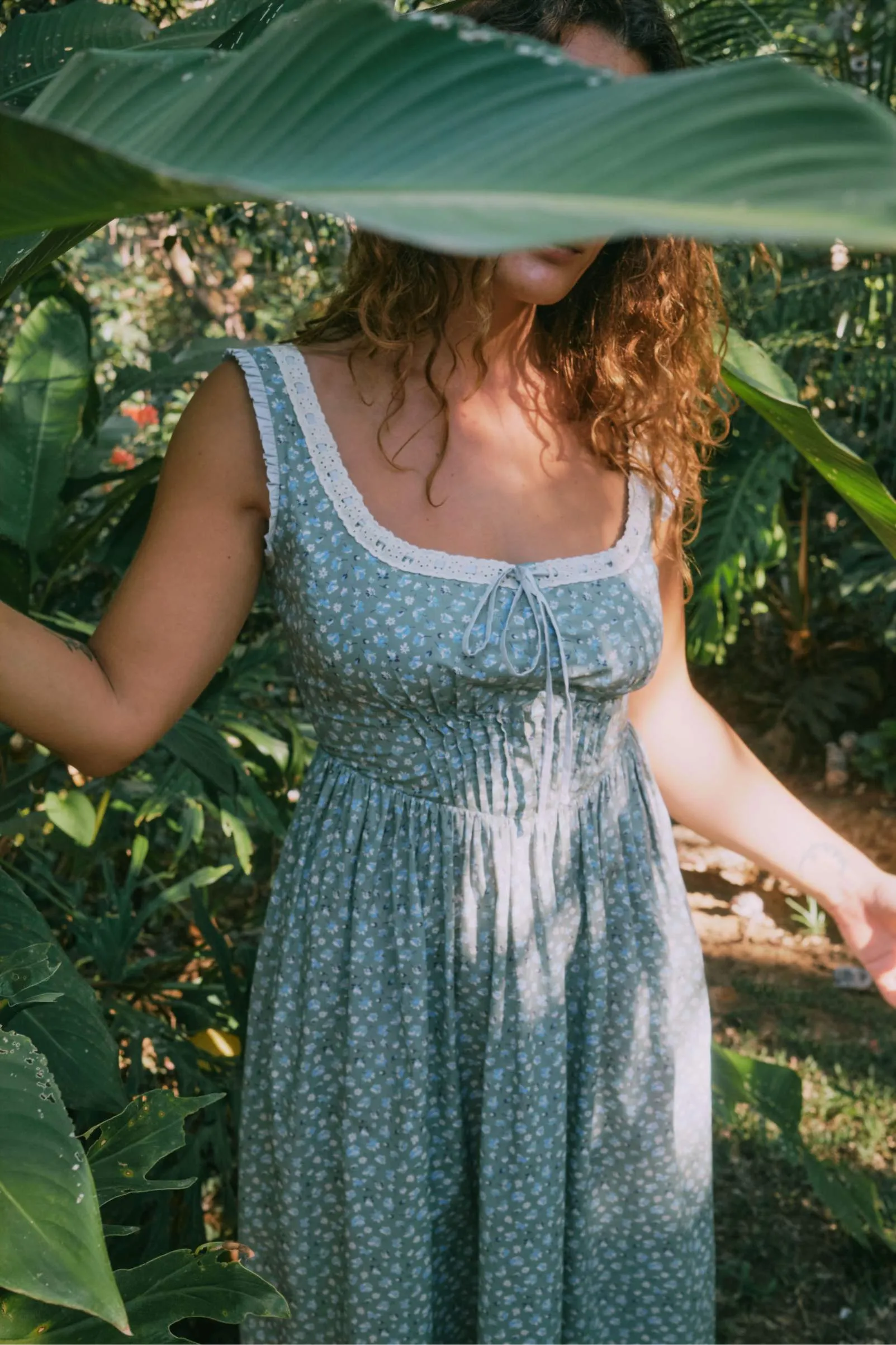 The Eliana Dress | Verte Tulips sold by Christy Dawn product image thumbnail 5