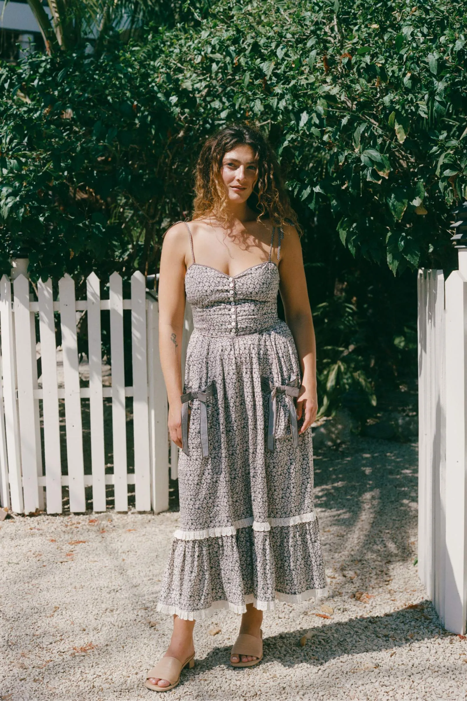 The Lia Dress | Noir Phlox sold by Christy Dawn product image thumbnail 3