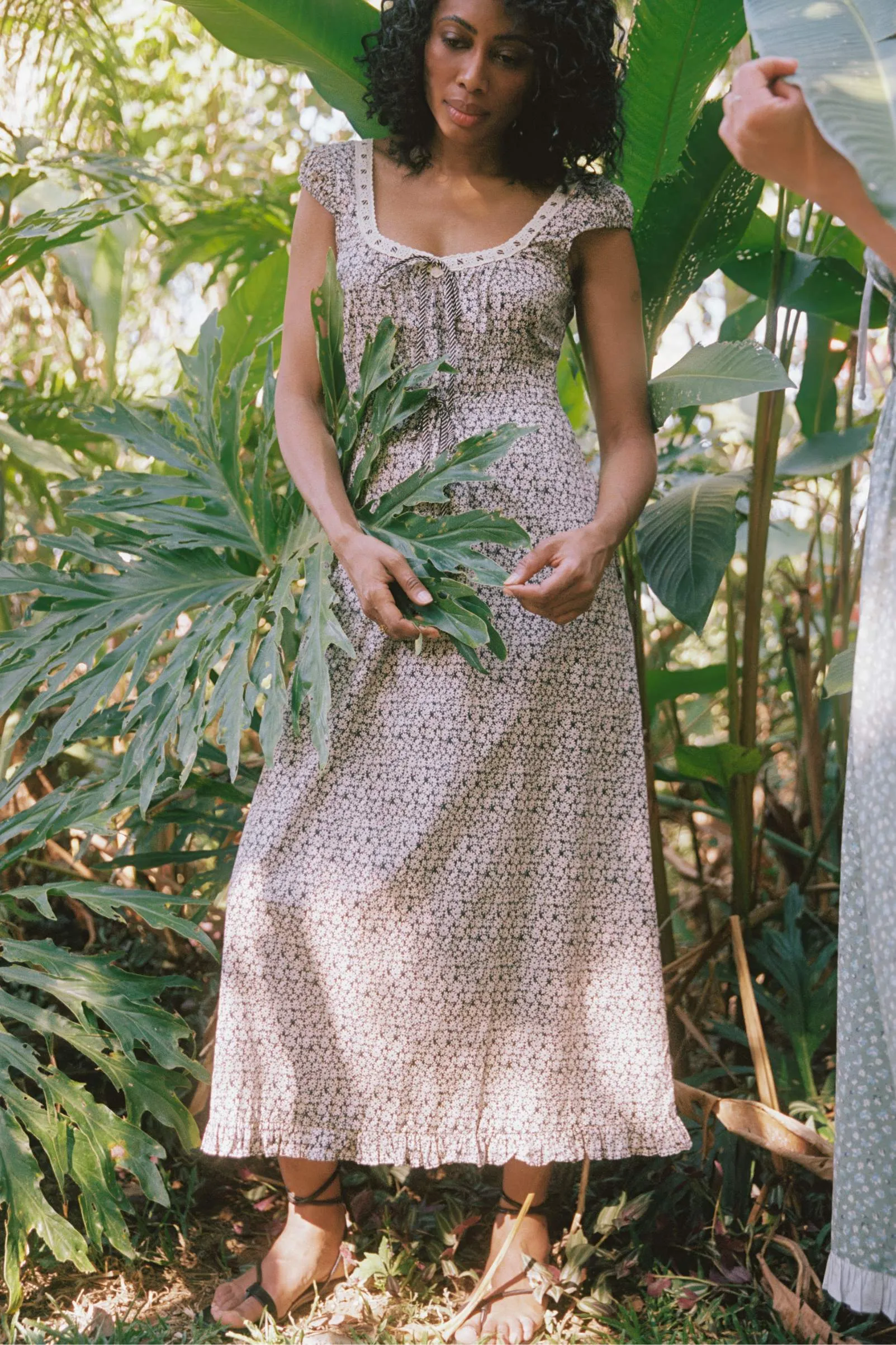 The Kelly Dress Petites | Noir Phlox sold by Christy Dawn product image thumbnail 2