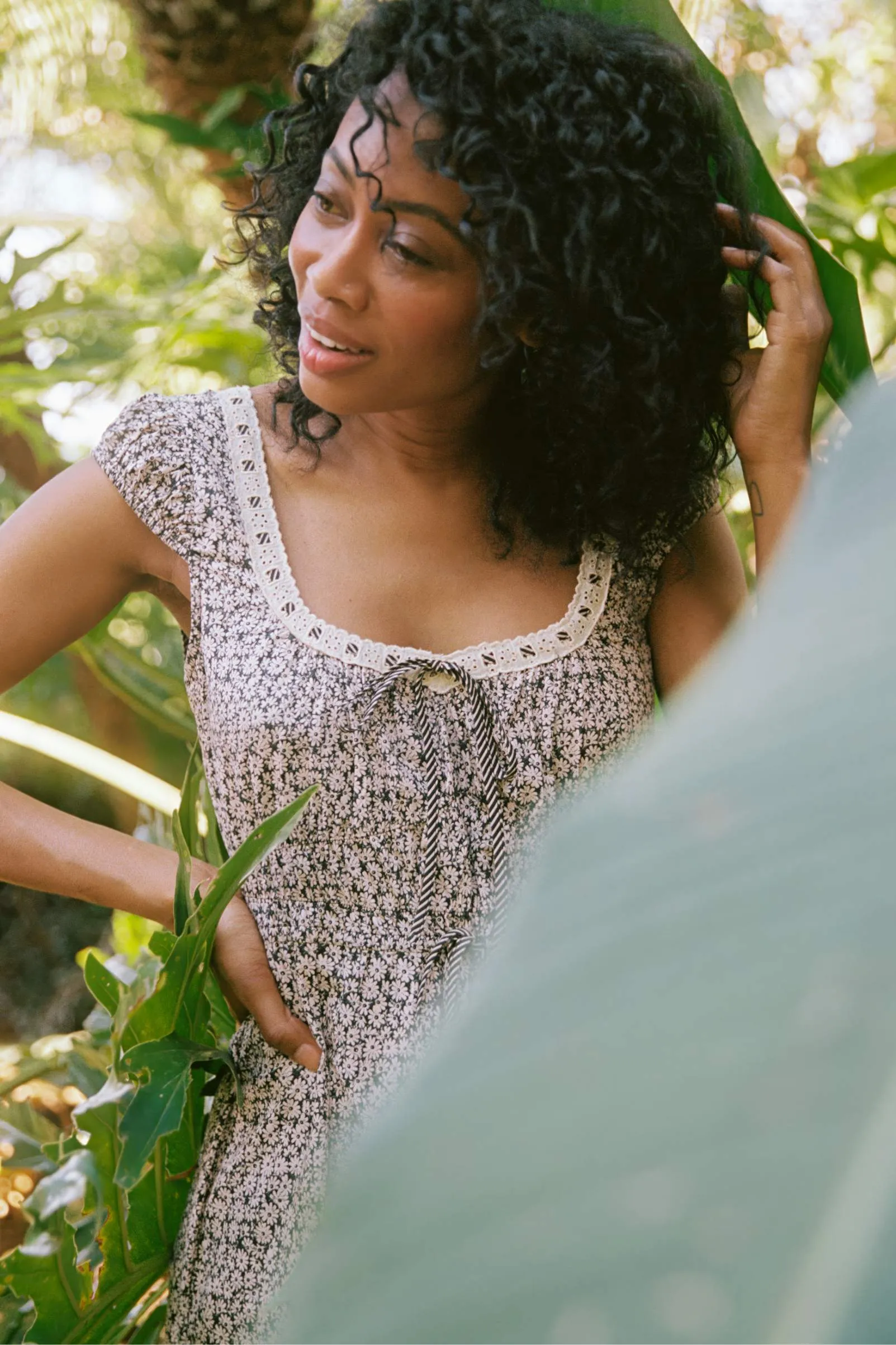 The Kelly Dress Petites | Noir Phlox sold by Christy Dawn