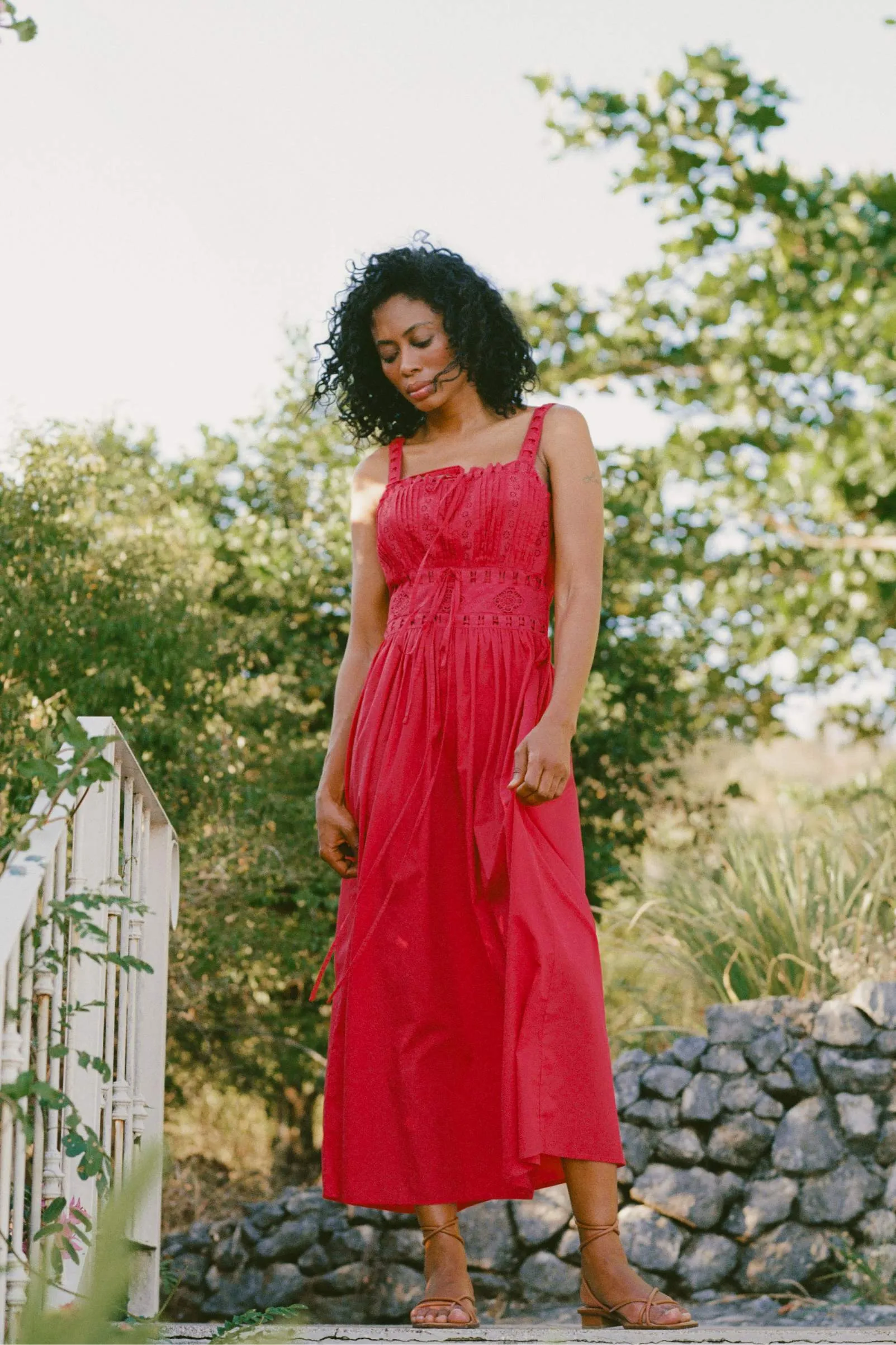 The Larissa Dress | Cherry sold by Christy Dawn product image thumbnail 3