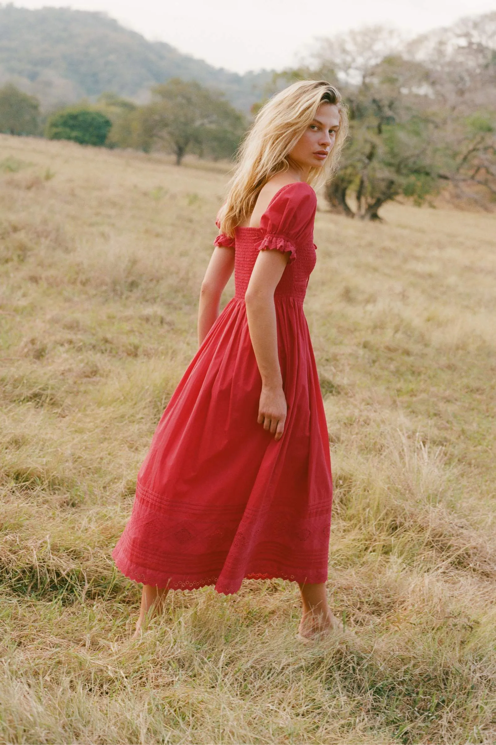 The Madeline Dress Petites | Cherry sold by Christy Dawn product image thumbnail 2