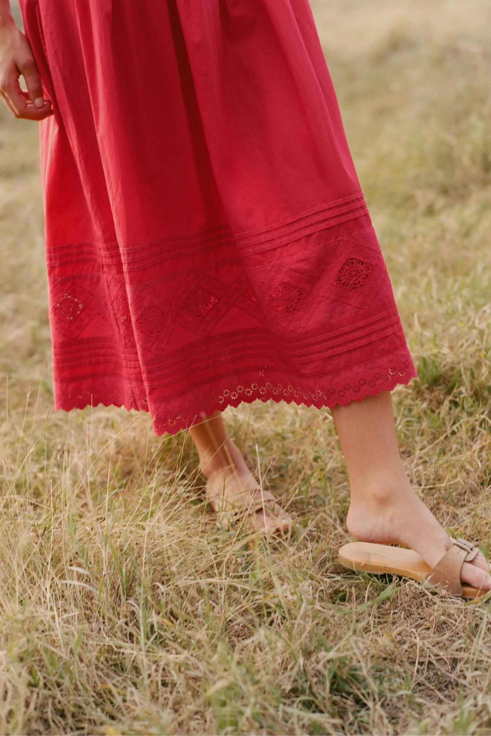 The Madeline Dress Petites | Cherry sold by Christy Dawn product image thumbnail 3