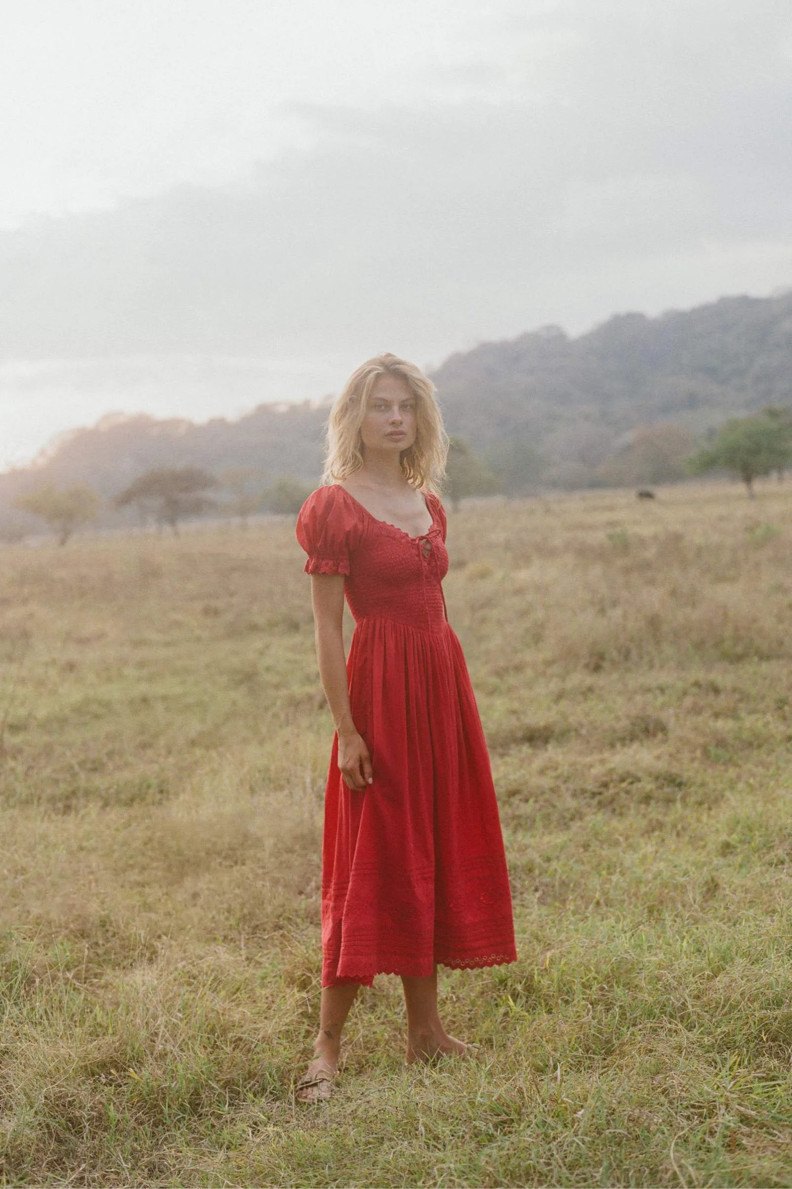 The Madeline Dress | Cherry sold by Christy Dawn product image thumbnail 5