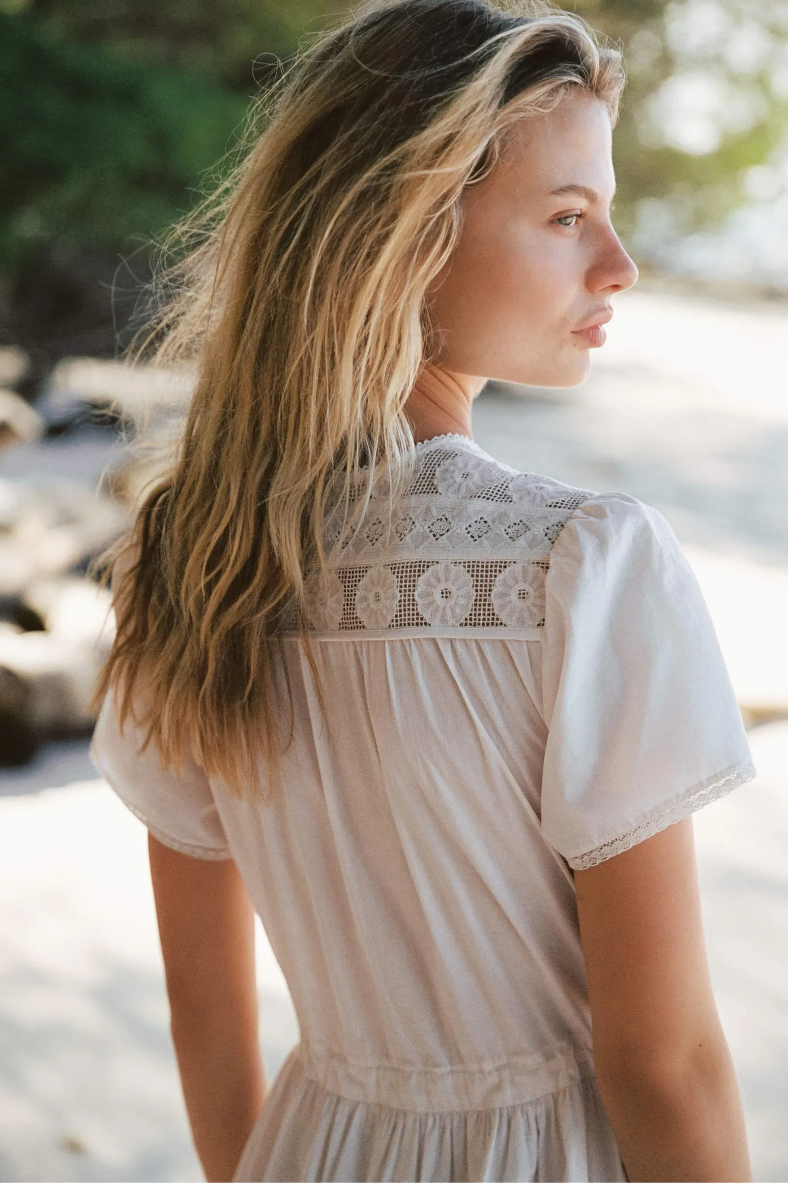 The Dawn Dress Petites | Pearl Embroider sold by Christy Dawn product image thumbnail 2