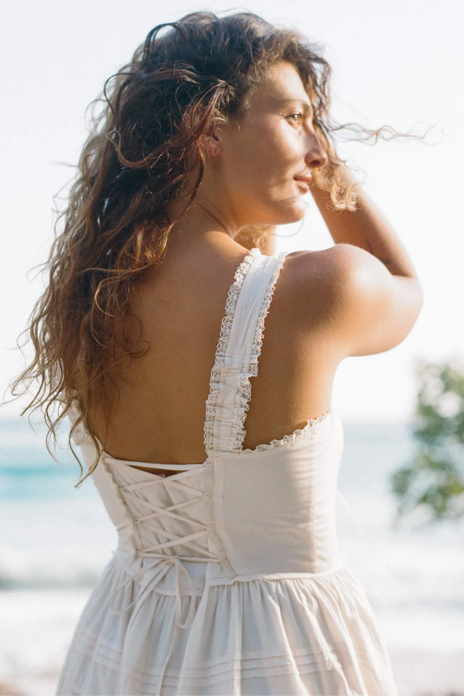 The Adele Dress Petites | Pearl Embroider sold by Christy Dawn product image thumbnail 3