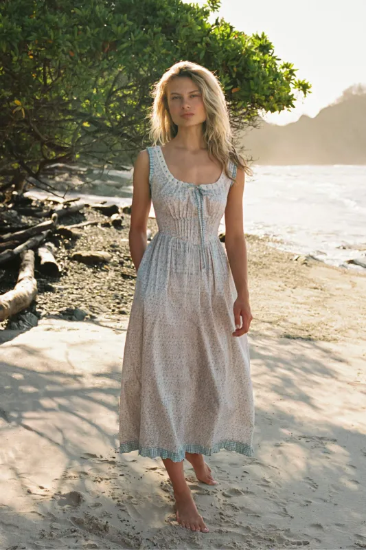 The Eliana Dress | Bleu Phlox sold by Christy Dawn