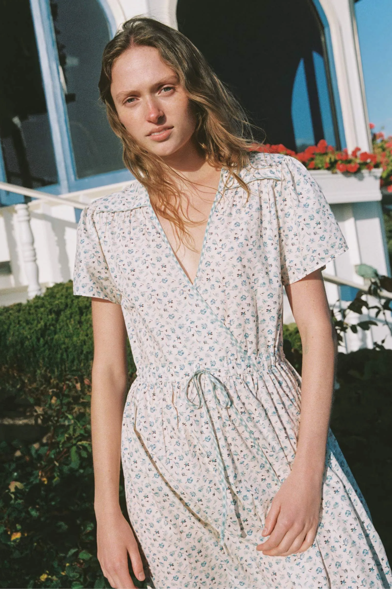 The Dawn Dress Petites | Bleu Tulips sold by Christy Dawn product image thumbnail 2