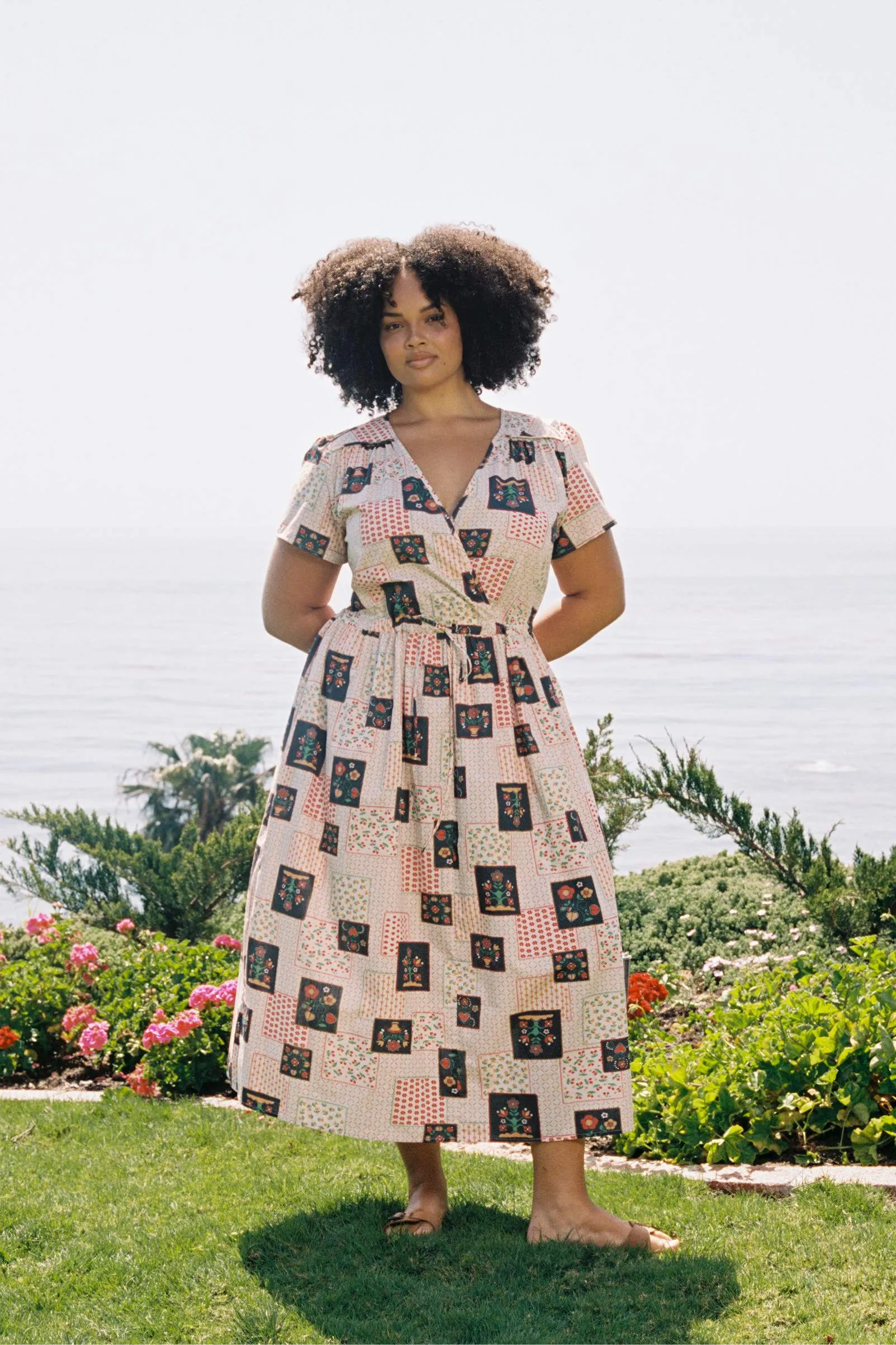 The Dawn Dress Extended | Garden Patchwork sold by Christy Dawn product image thumbnail 4