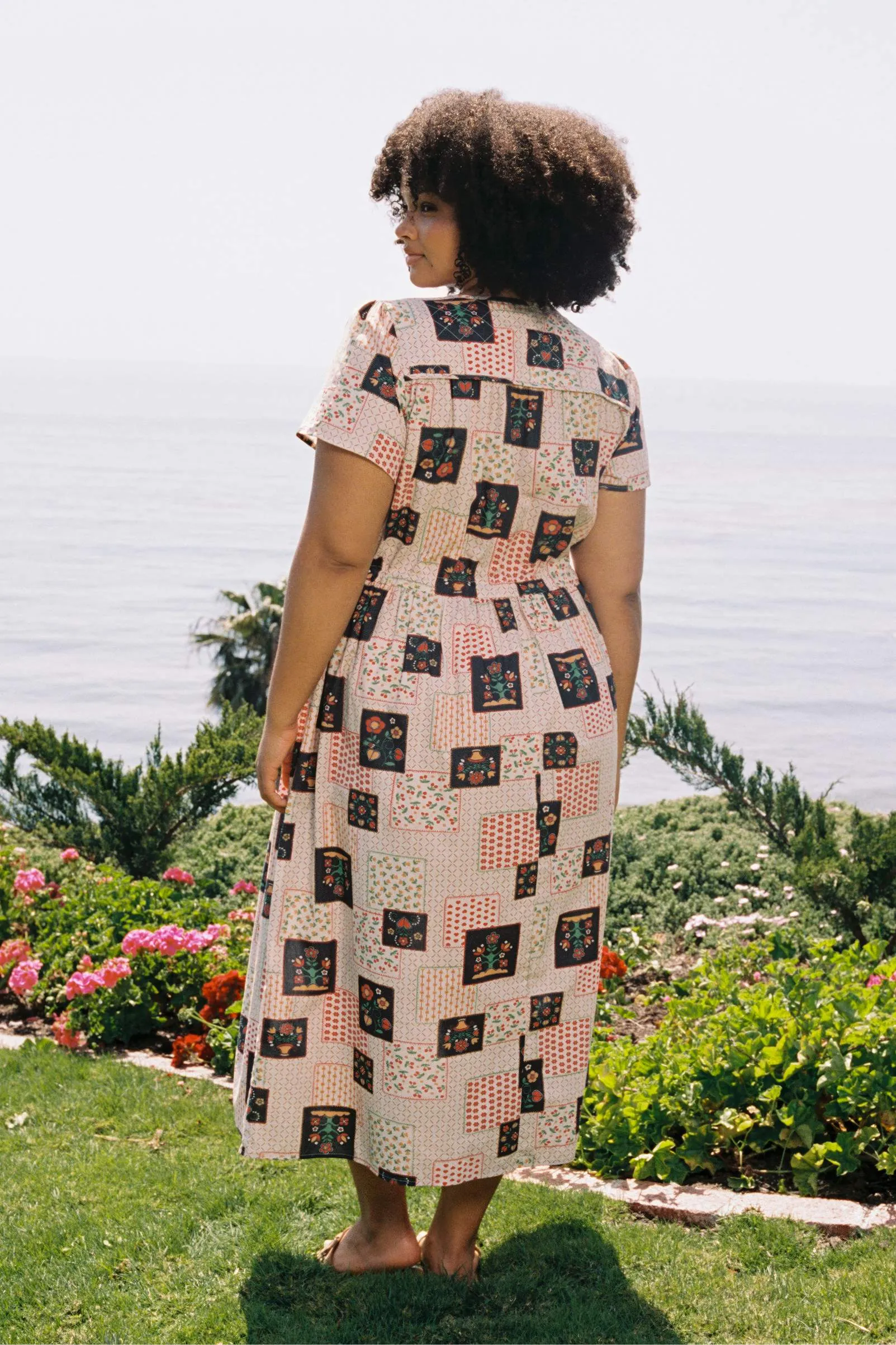 The Dawn Dress Extended | Garden Patchwork sold by Christy Dawn product image thumbnail 2