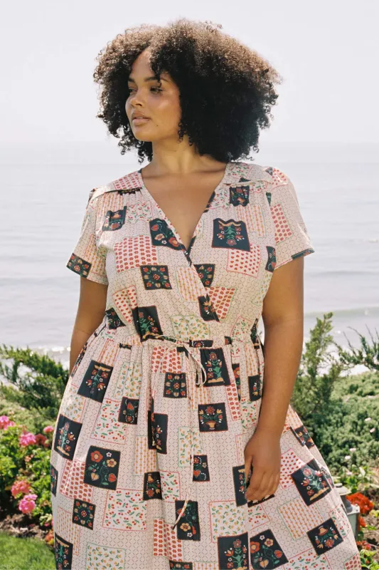 The Dawn Dress Extended | Garden Patchwork sold by Christy Dawn