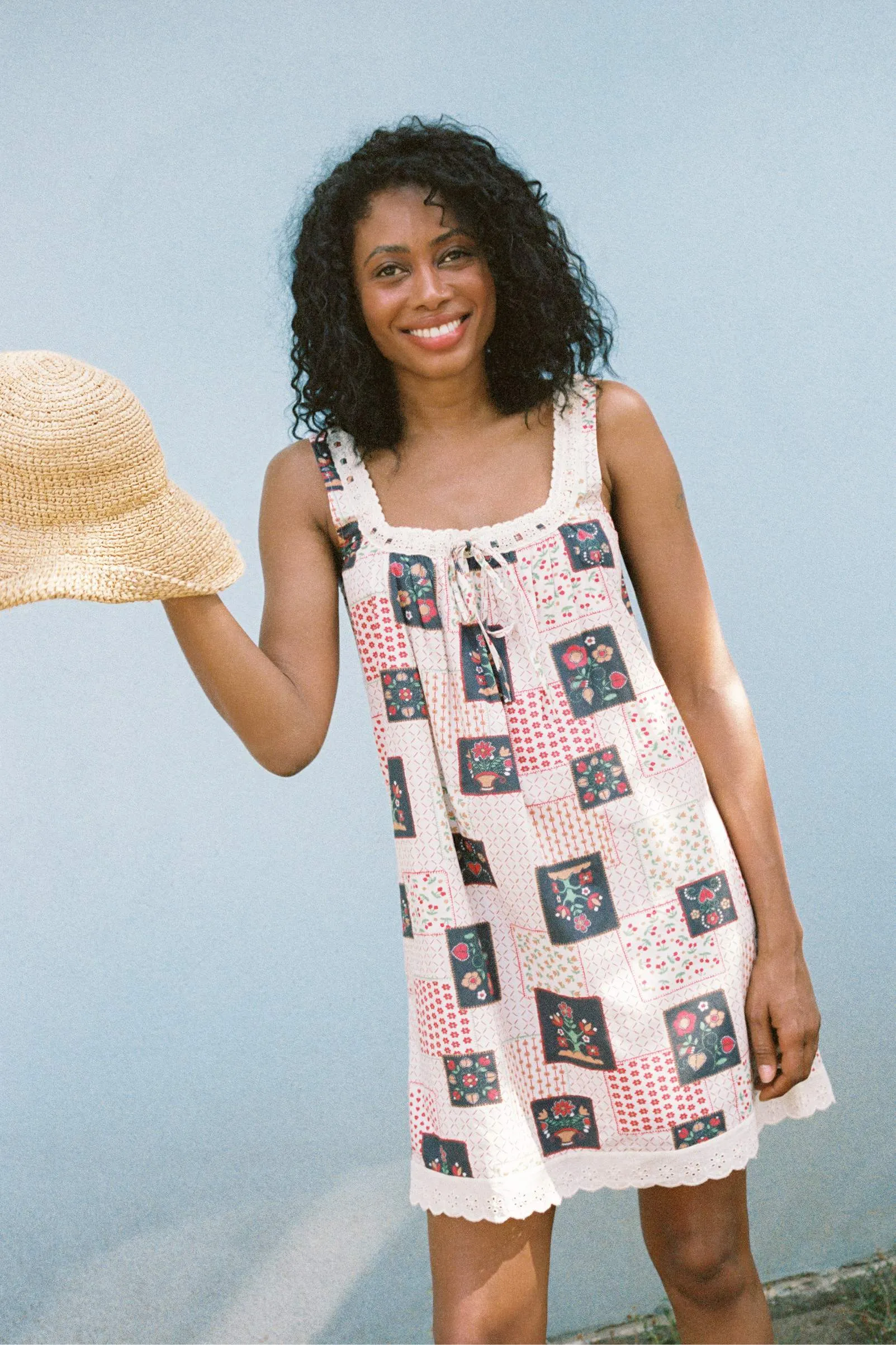 The Sylvie Dress | Garden Patchwork sold by Christy Dawn product image thumbnail 4