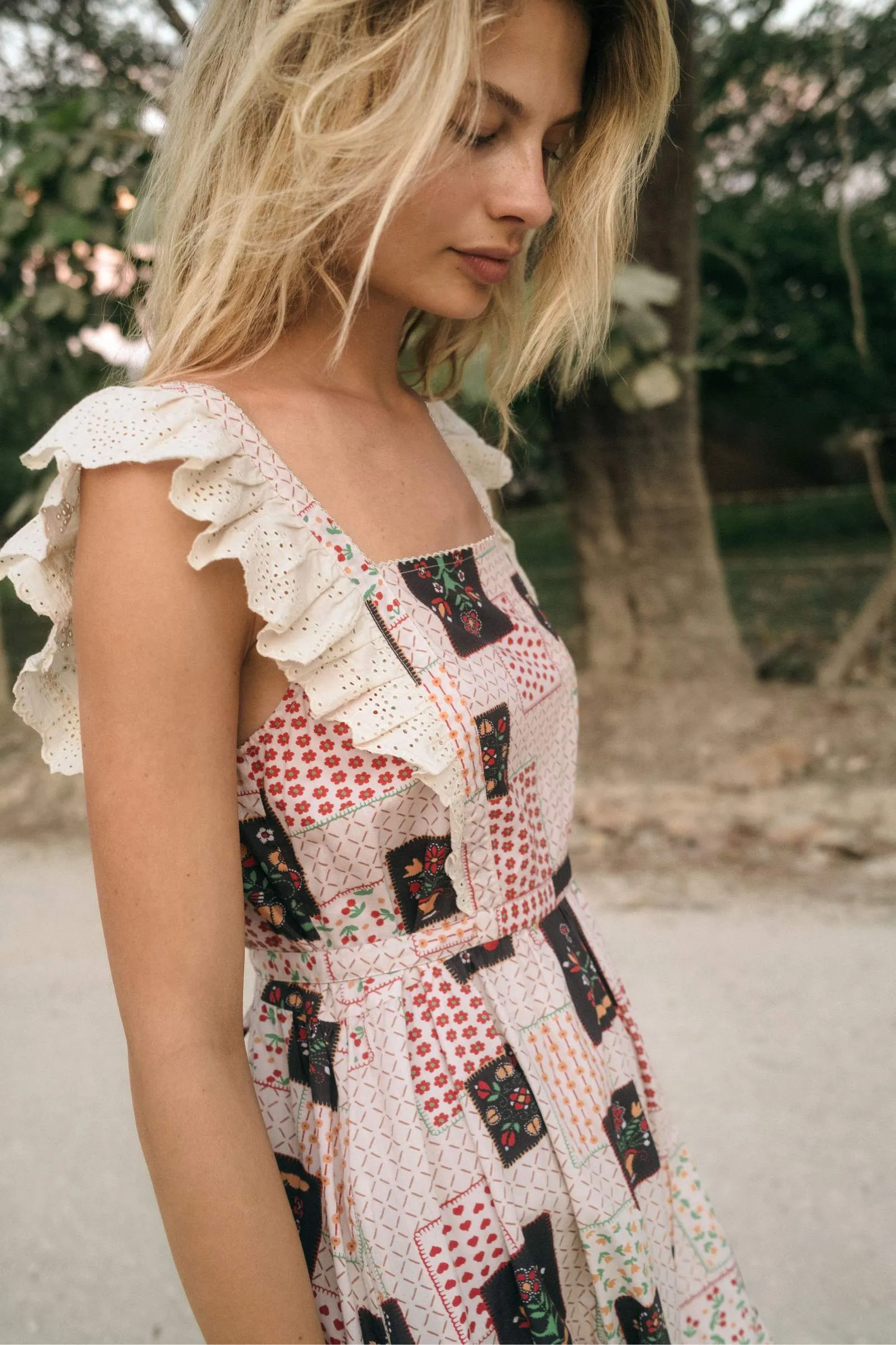 The Paz Dress | Garden Patchwork sold by Christy Dawn product image thumbnail 2