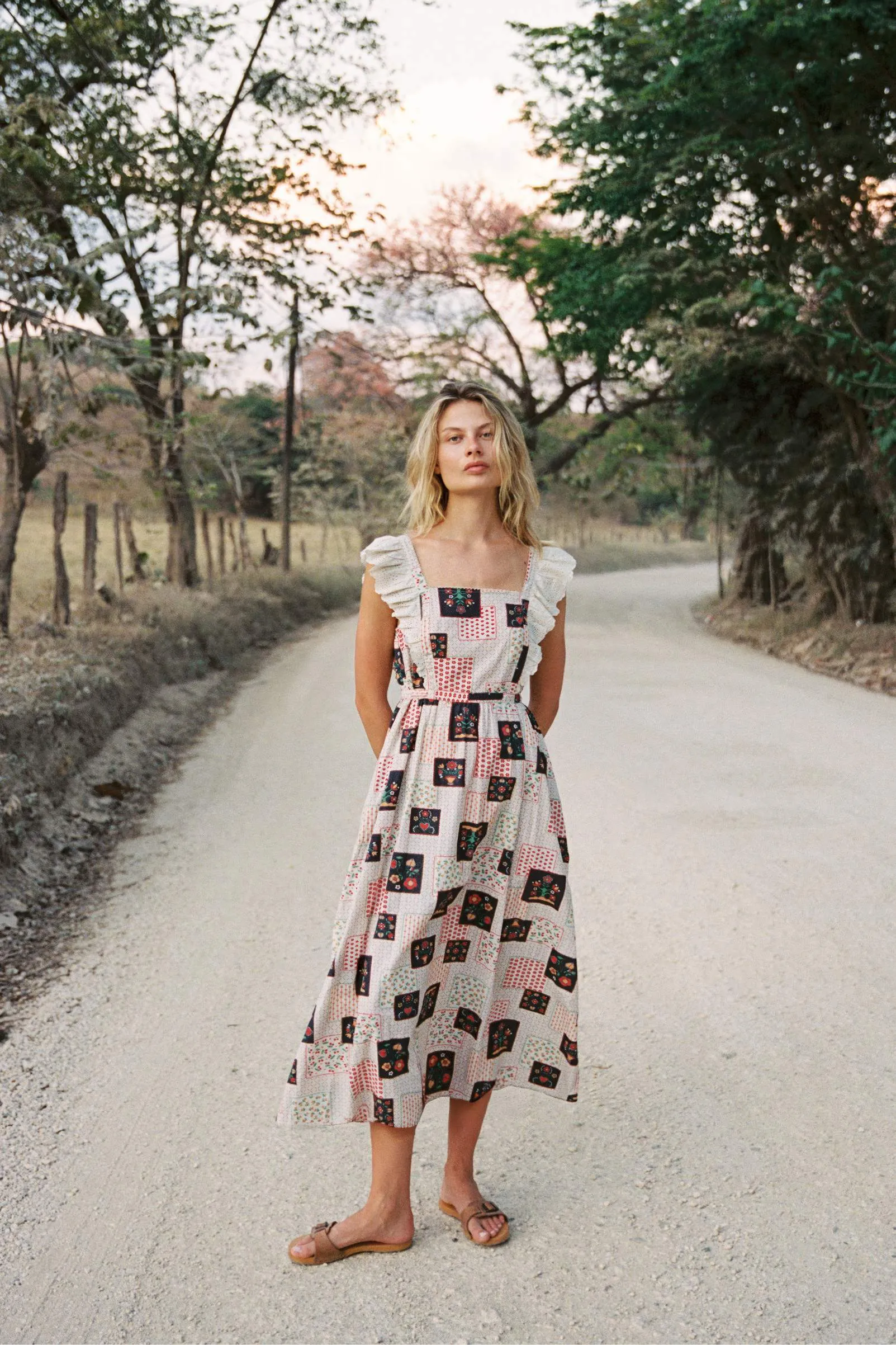 The Paz Dress | Garden Patchwork sold by Christy Dawn product image thumbnail 5