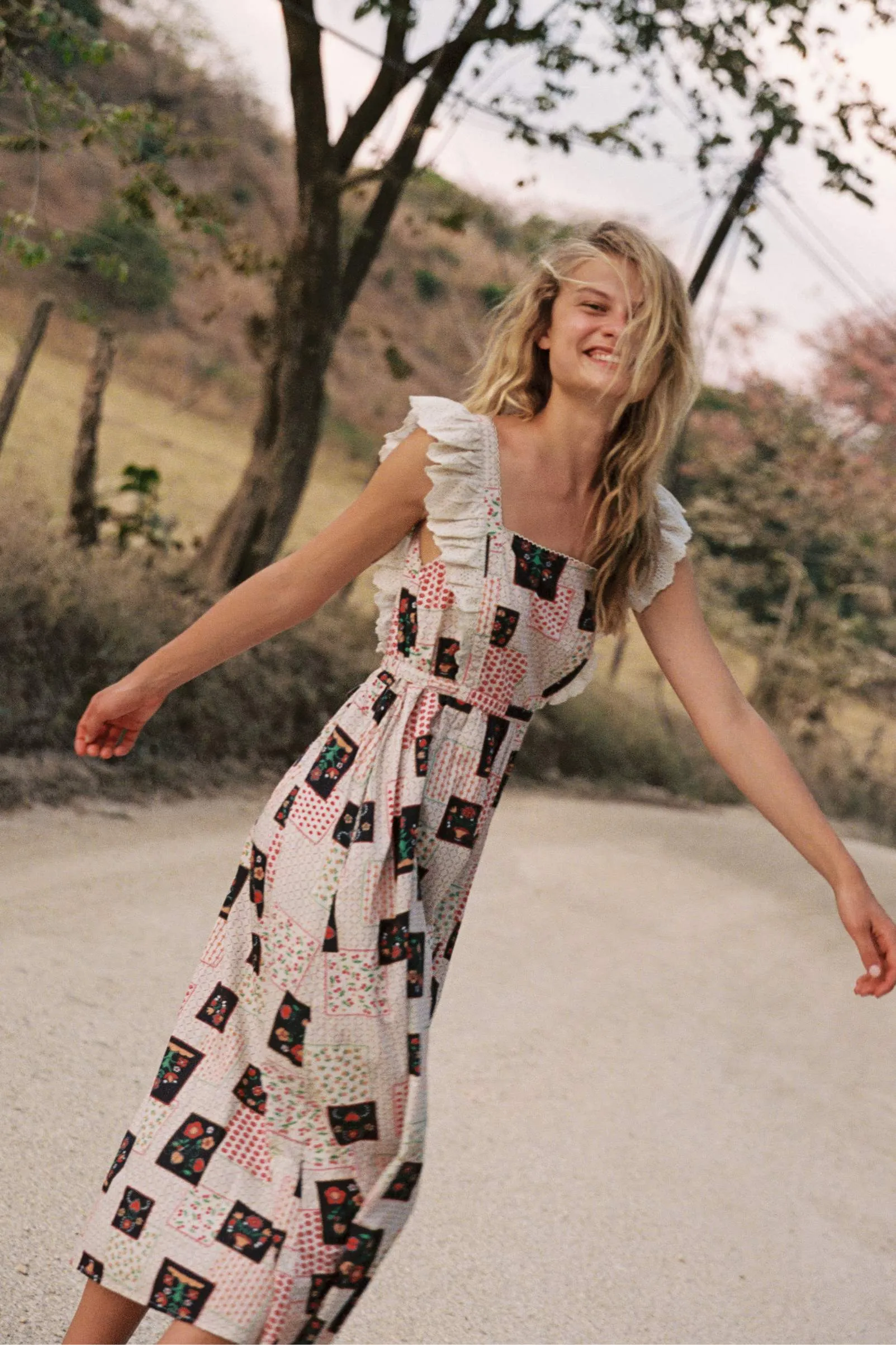 The Paz Dress | Garden Patchwork sold by Christy Dawn product image thumbnail 4