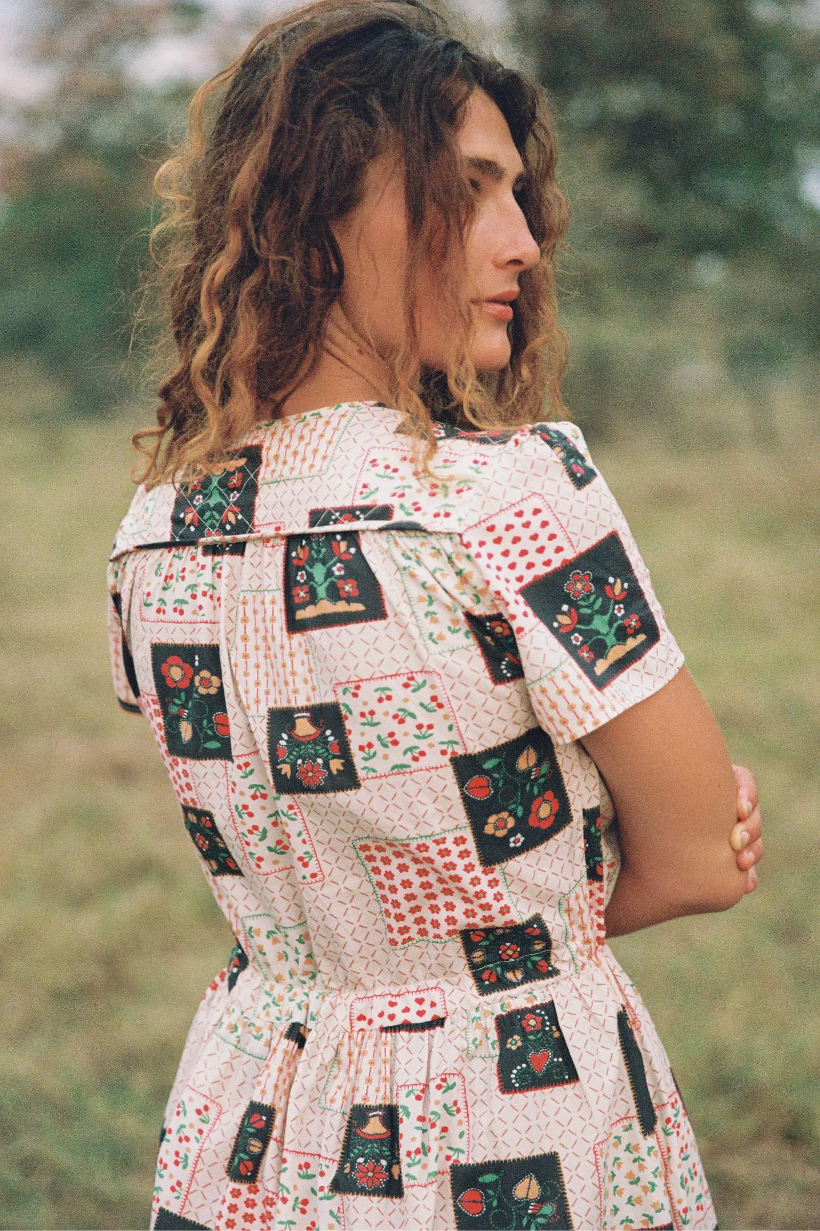 The Dawn Dress | Garden Patchwork sold by Christy Dawn product image thumbnail 2