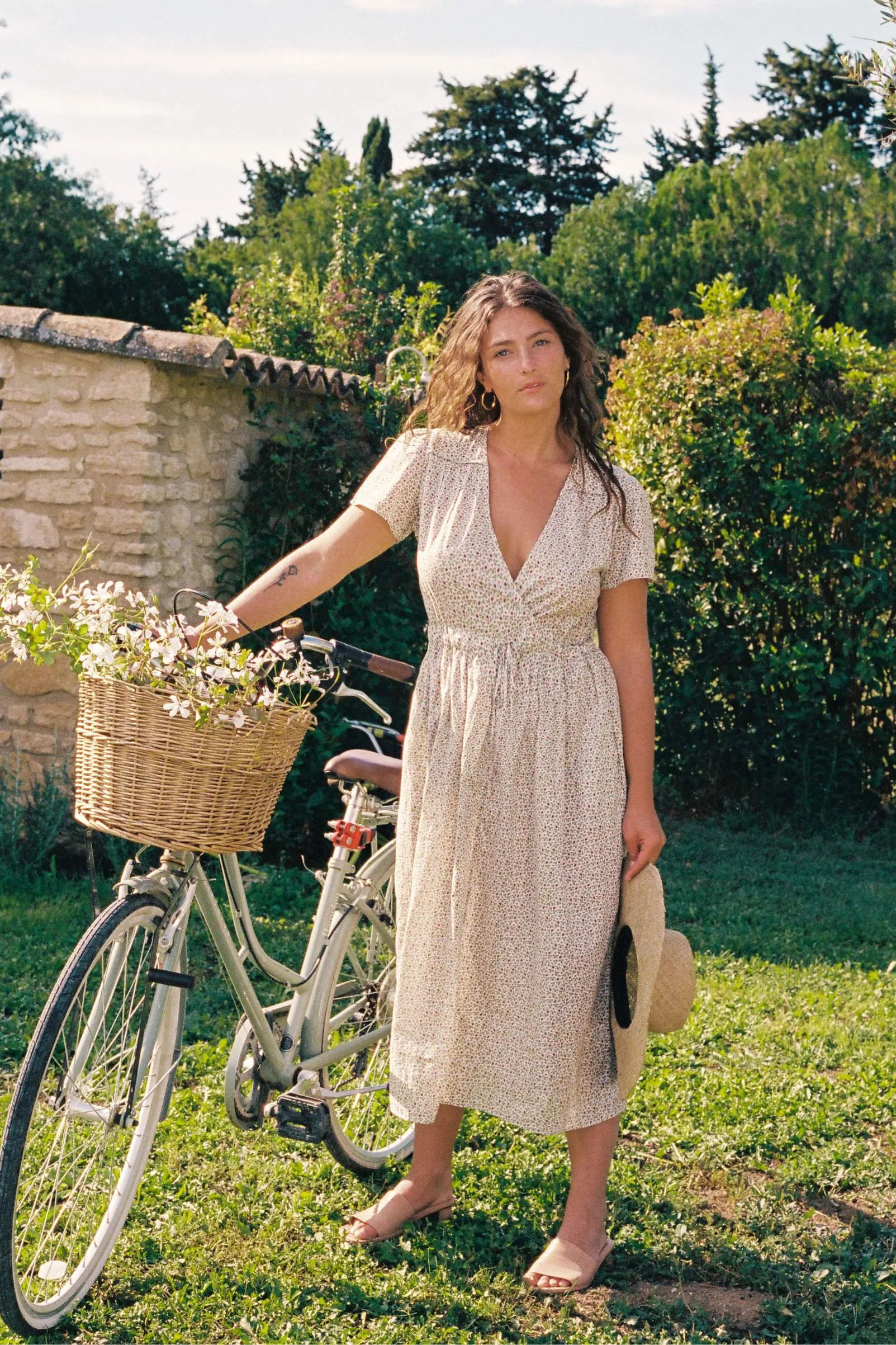 The Dawn Dress Petites | Creme Strawberry sold by Christy Dawn