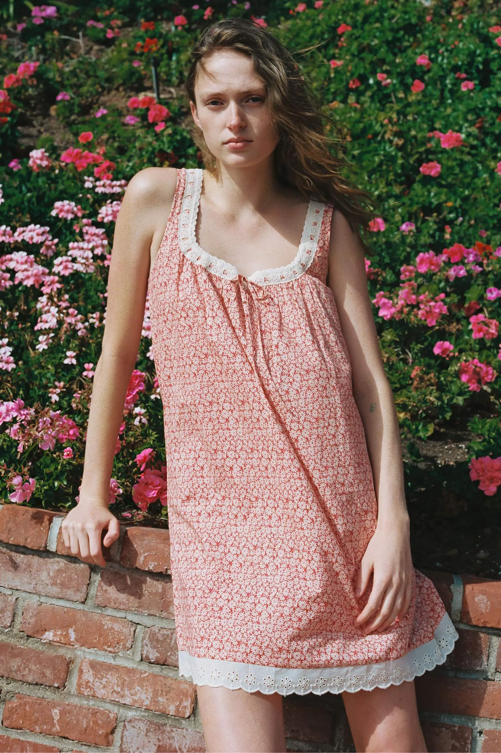 The Sylvie Dress | Rouge Phlox sold by Christy Dawn