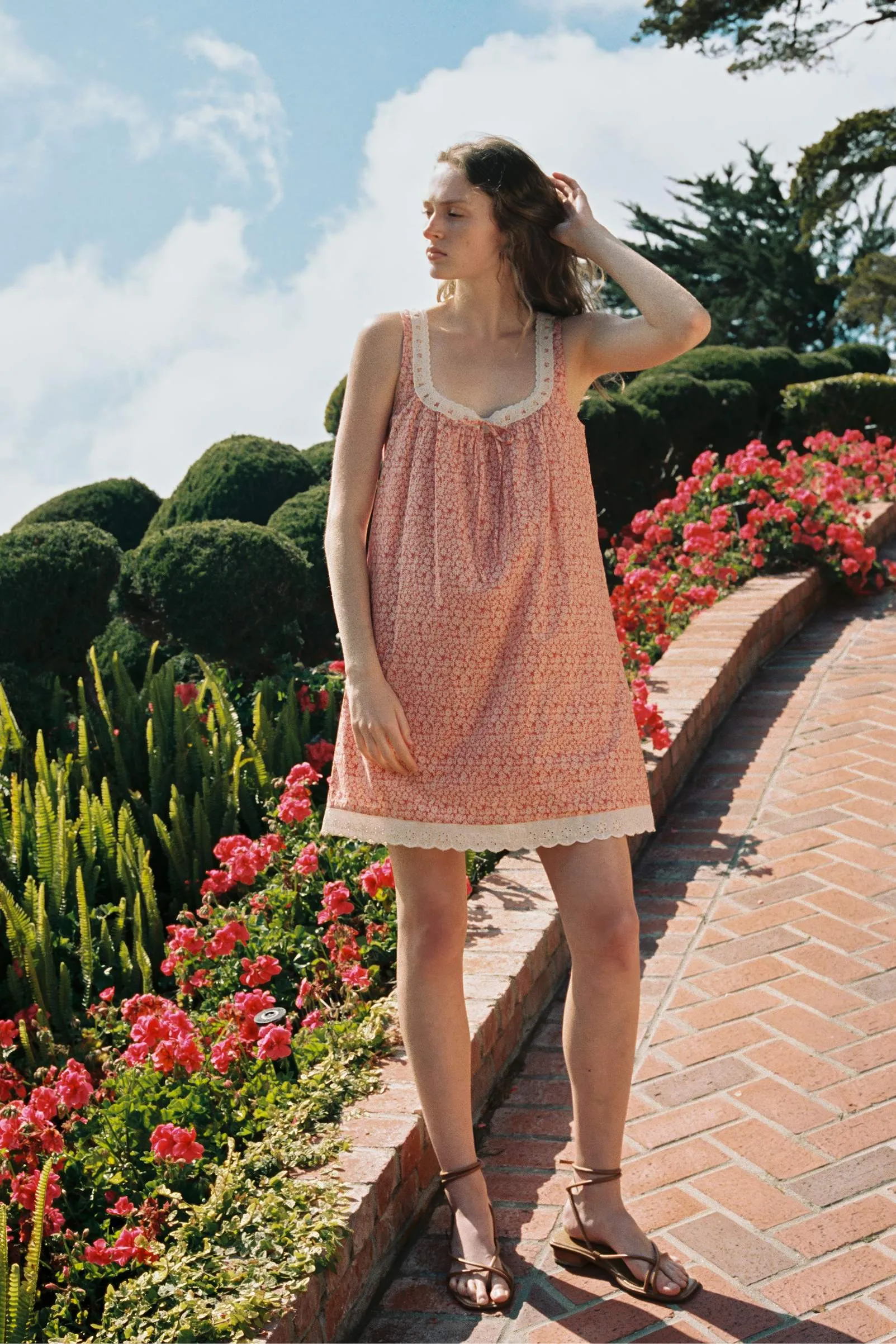 The Sylvie Dress | Rouge Phlox sold by Christy Dawn product image thumbnail 2