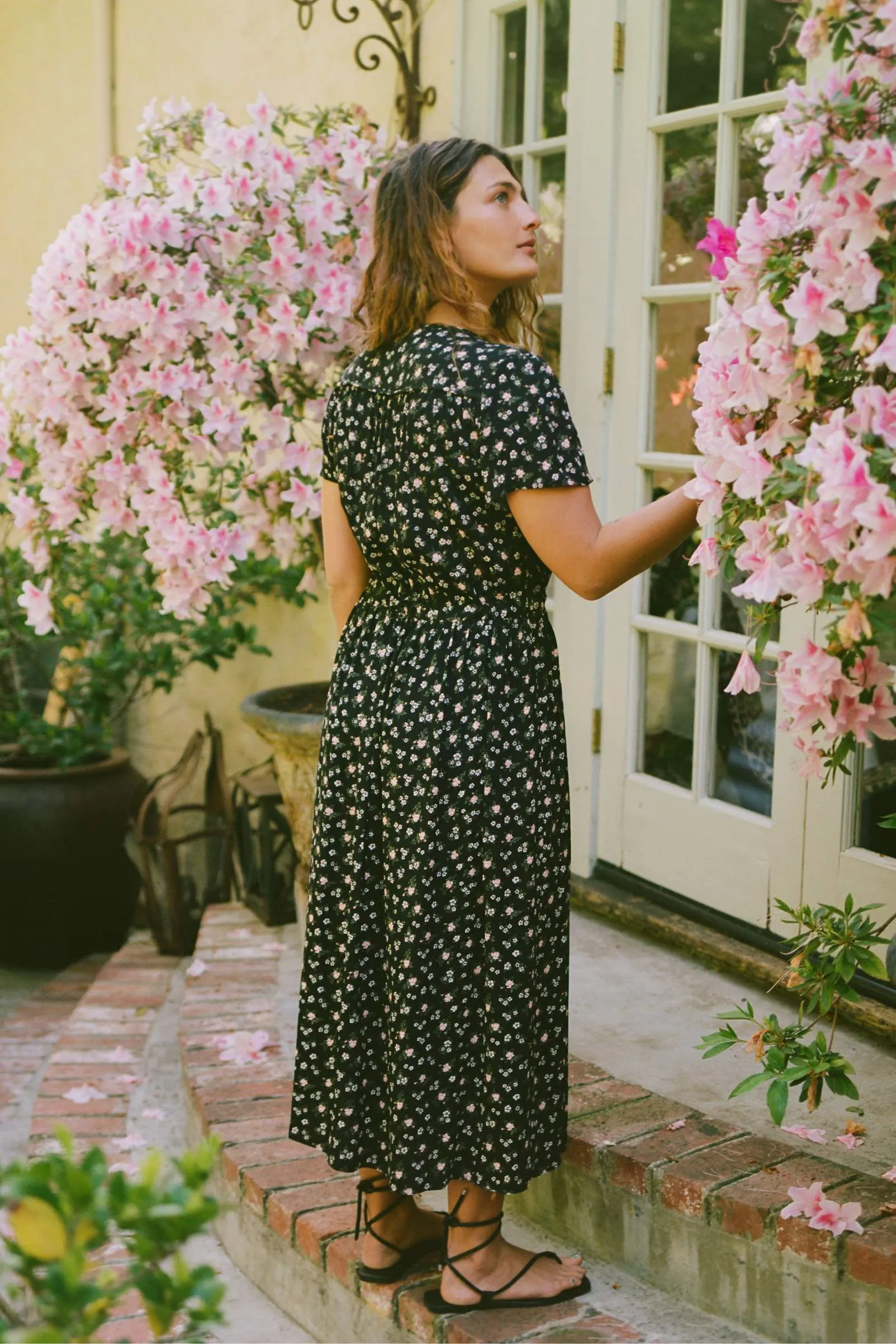 The Simple Dawn Dress Petites | Night Rosette sold by Christy Dawn product image thumbnail 5