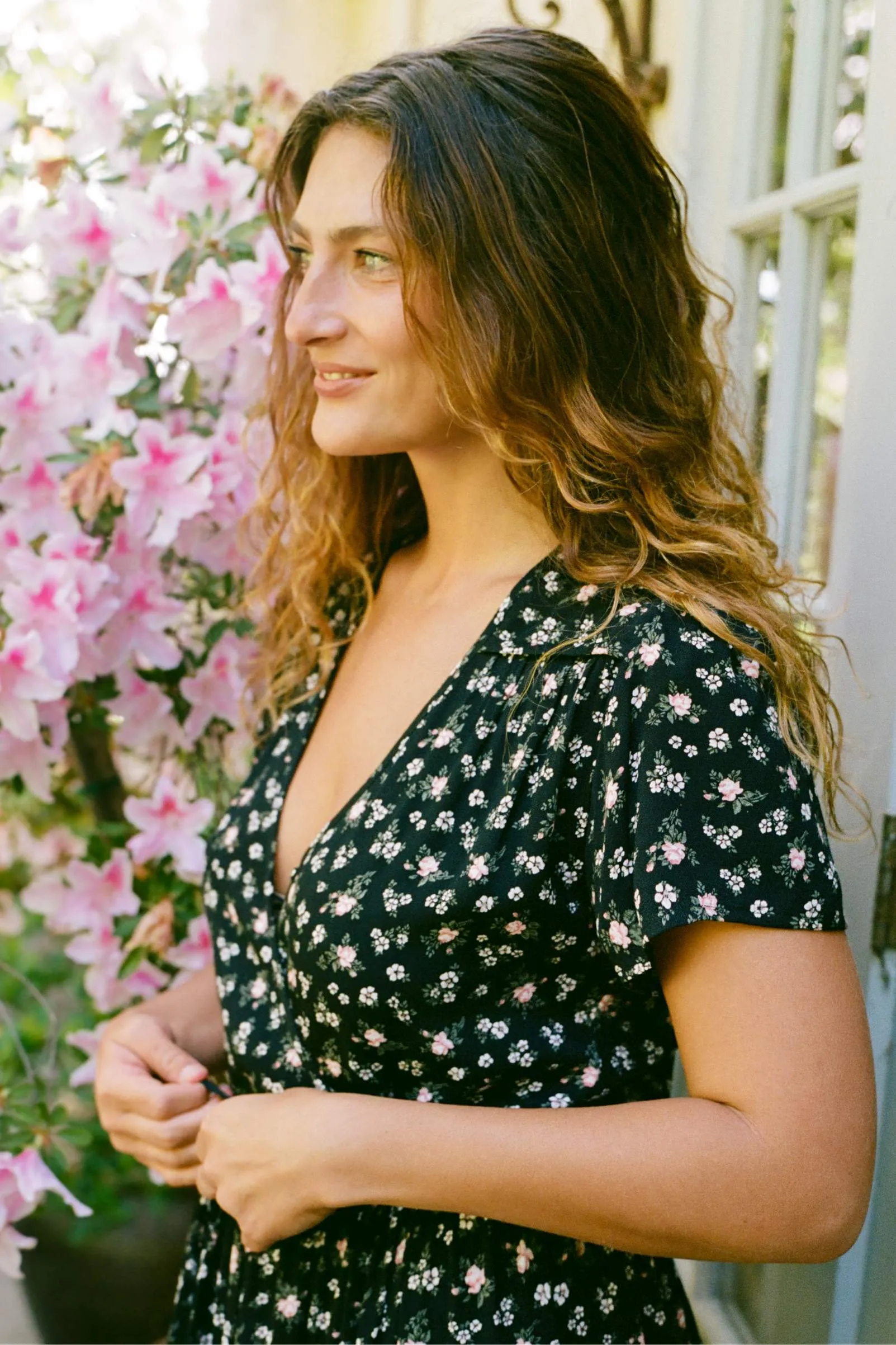 The Simple Dawn Dress Petites | Night Rosette sold by Christy Dawn product image thumbnail 2