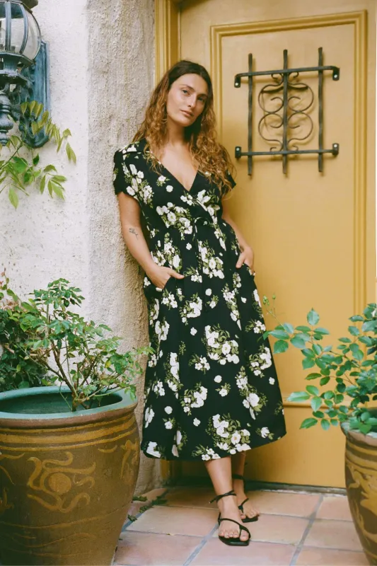 The Simple Dawn Dress Petites | Sable Posy sold by Christy Dawn