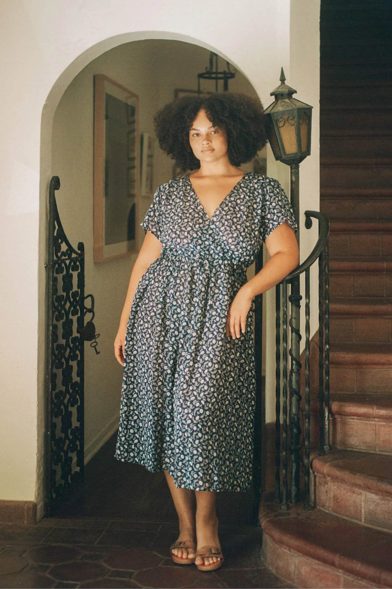 The Simple Dawn Dress Extended | Navy Floral sold by Christy Dawn product image thumbnail 3