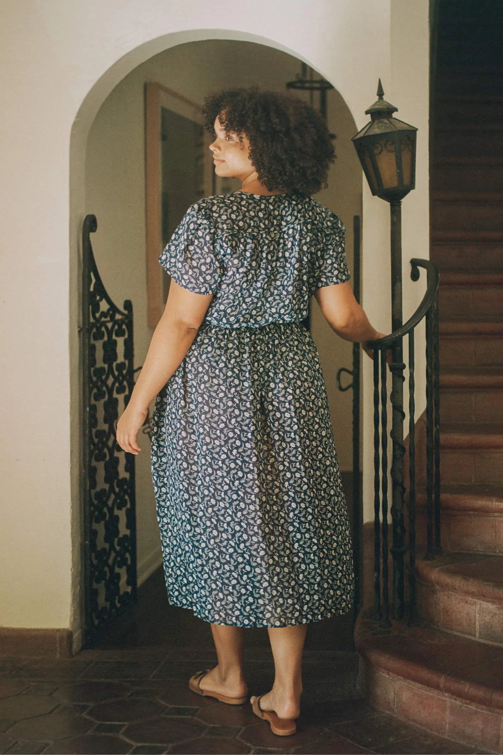 The Simple Dawn Dress Extended | Navy Floral sold by Christy Dawn product image thumbnail 2