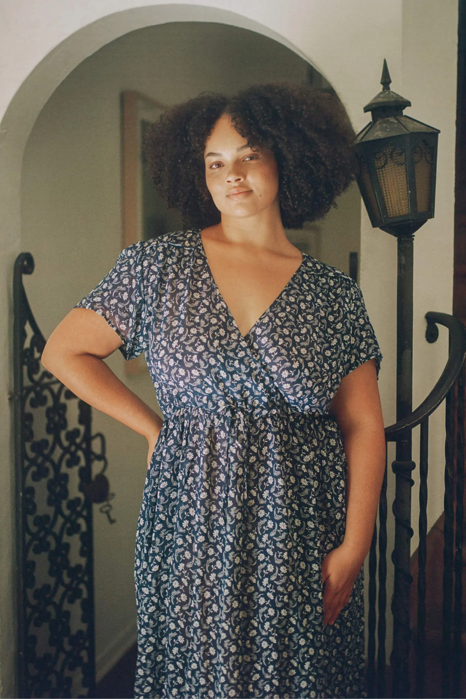The Simple Dawn Dress Extended | Navy Floral sold by Christy Dawn product image thumbnail 4