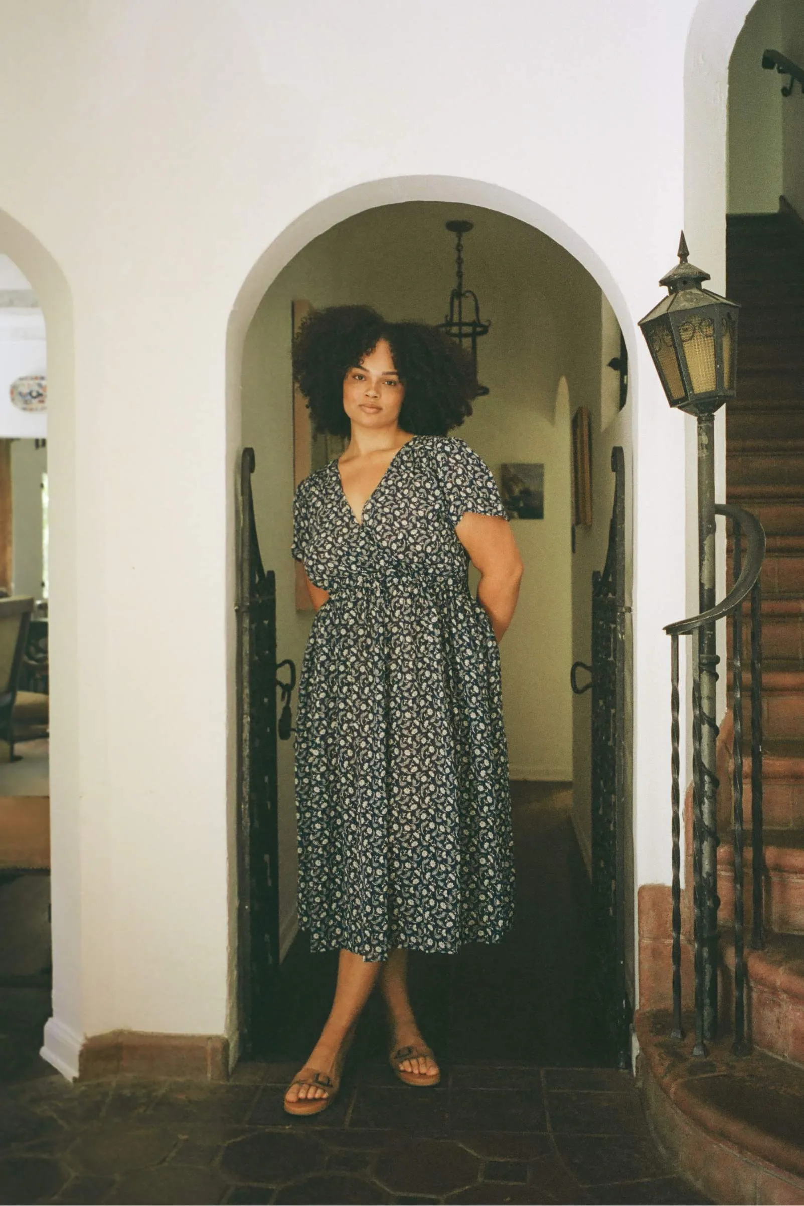 The Simple Dawn Dress Extended | Navy Floral sold by Christy Dawn product image thumbnail 5