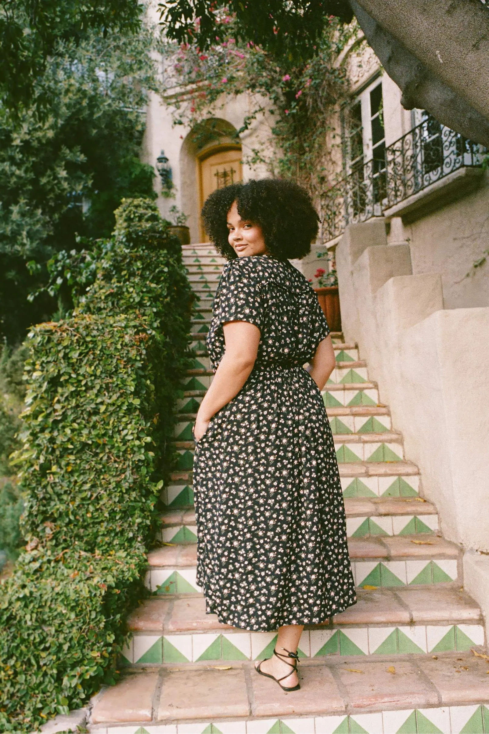 The Simple Dawn Dress Extended | Night Rosette sold by Christy Dawn product image thumbnail 3