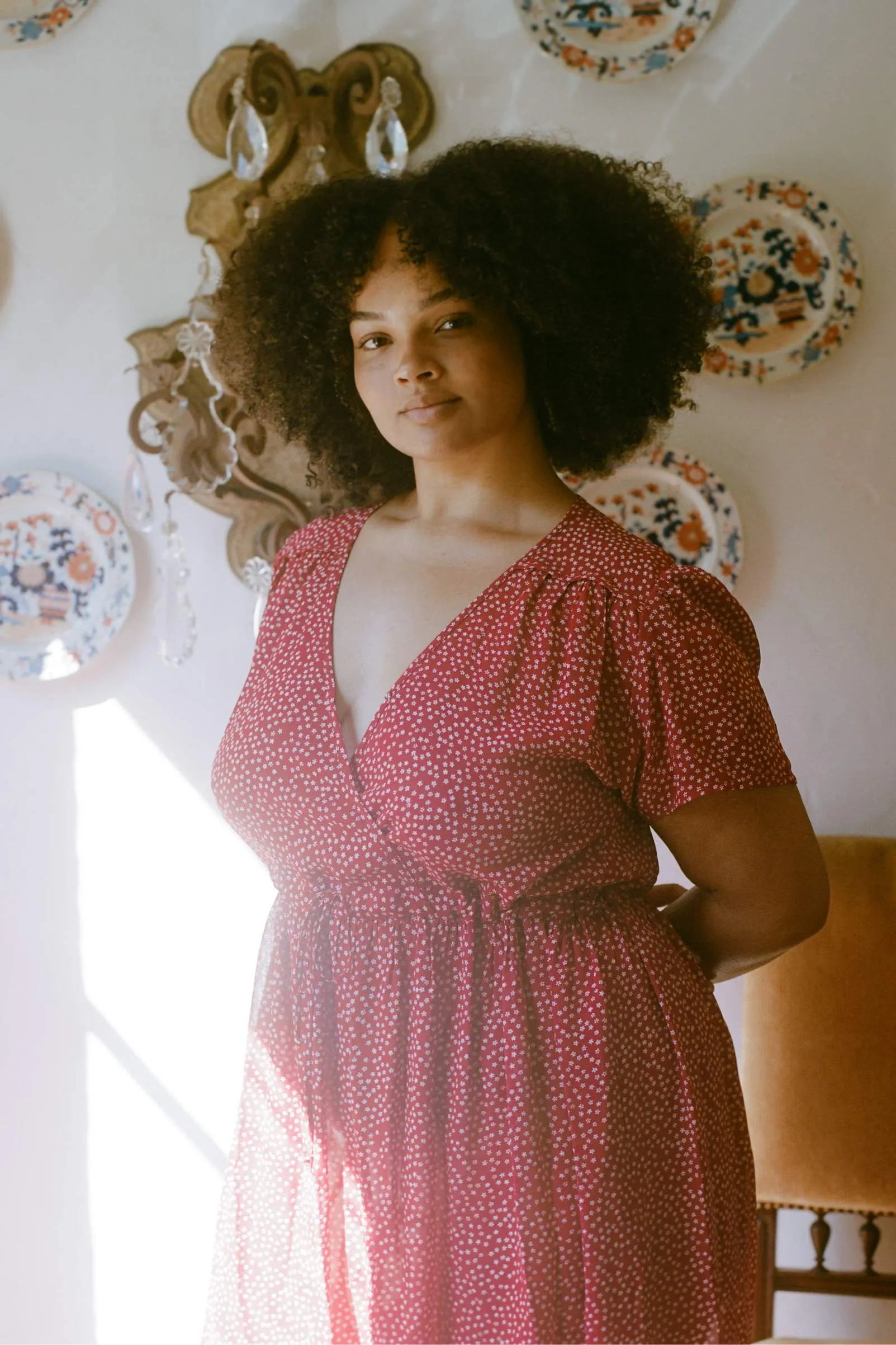 The Simple Dawn Dress Extended | Mulberry Ditsy sold by Christy Dawn product image thumbnail 3